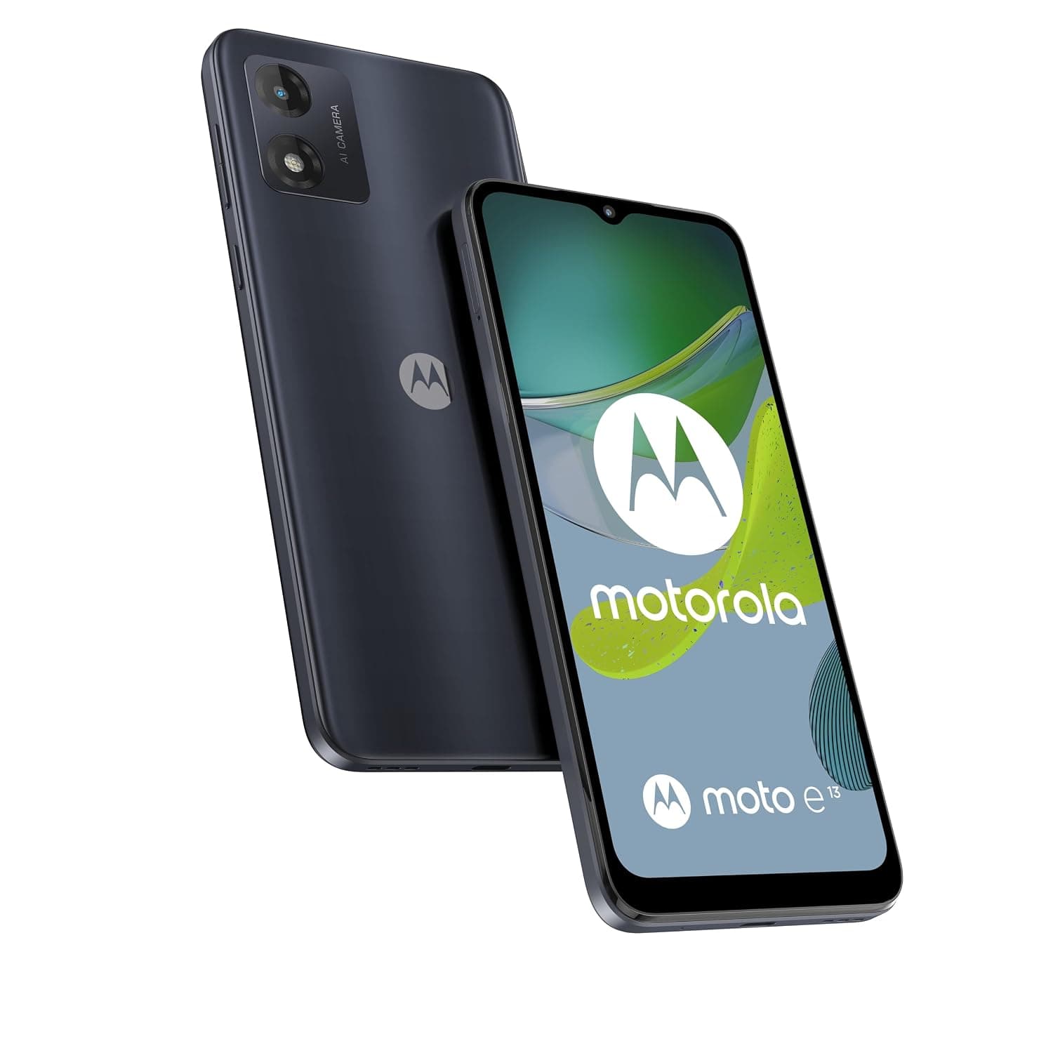 Motorola Moto E13 Dual-SIM 128GB ROM + 8GB RAM (GSM Only | No CDMA) Factory Unlocked 4G/LTE Smartphone (Cosmic Black) - International Version