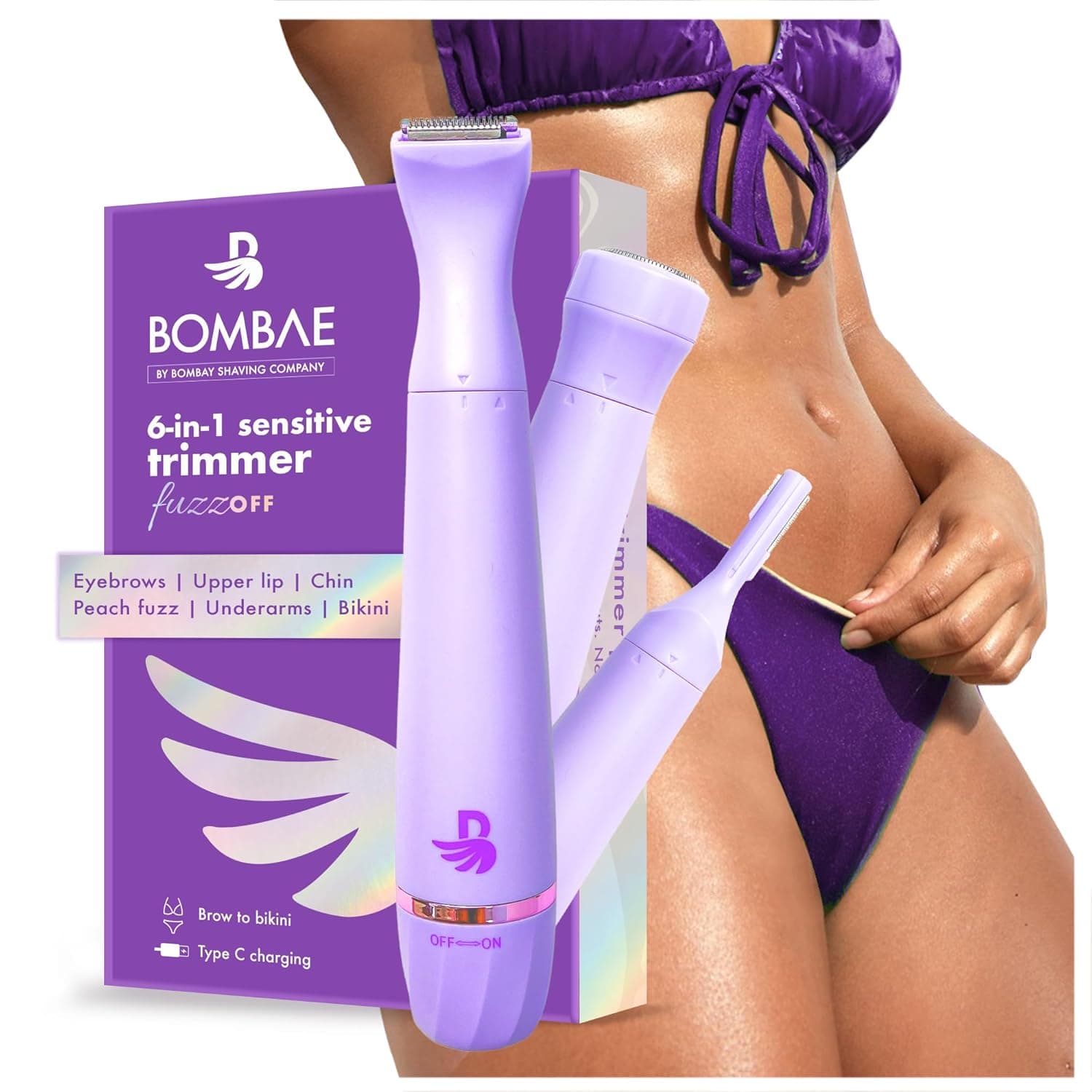Bombae 6-in-1 Sensitive | Trimmer for Women