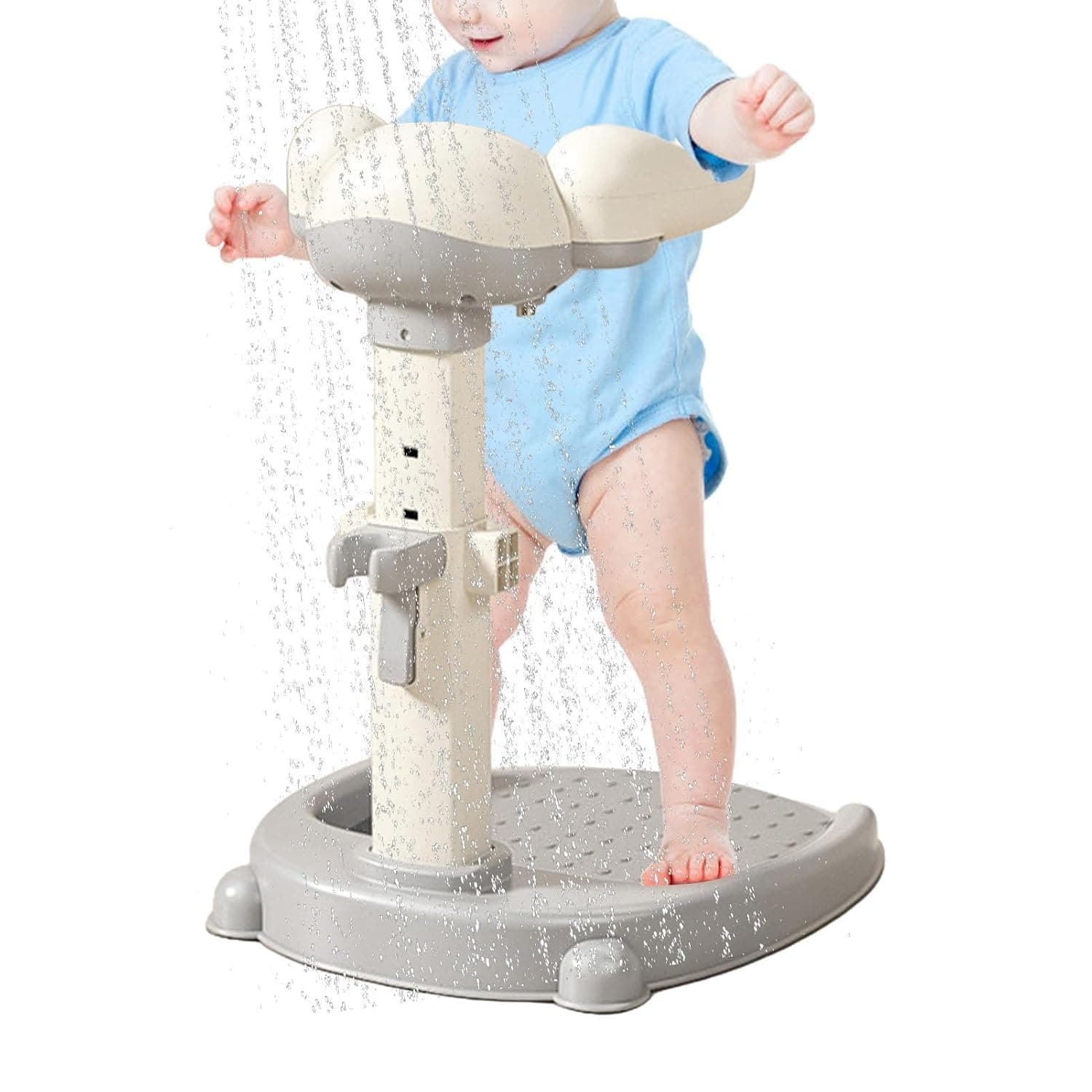 Shower Stand for Kid Adjustable Support Helper | Anti-Slip Kid Bath Standing Shower for Apartment Travel Hotel Tub Home Girls Boys