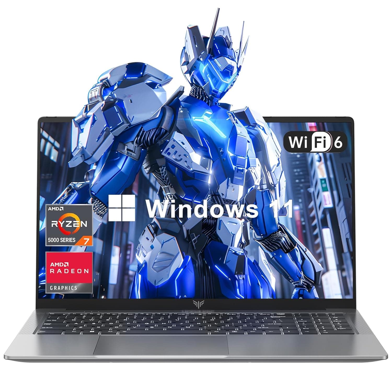 Light Gaming Laptop, ΑΜD Ryzen 7 5700U(8C/16T, Up to 4.3GHz), 16GB RAM 512GB NVMe SSD, WiFi 6, BT5.2, 2026 Laptop Computer, 15.6 Inch Laptop, Numeric KB, HDMI Type-C USB 3.2 Multitasking Laptop
