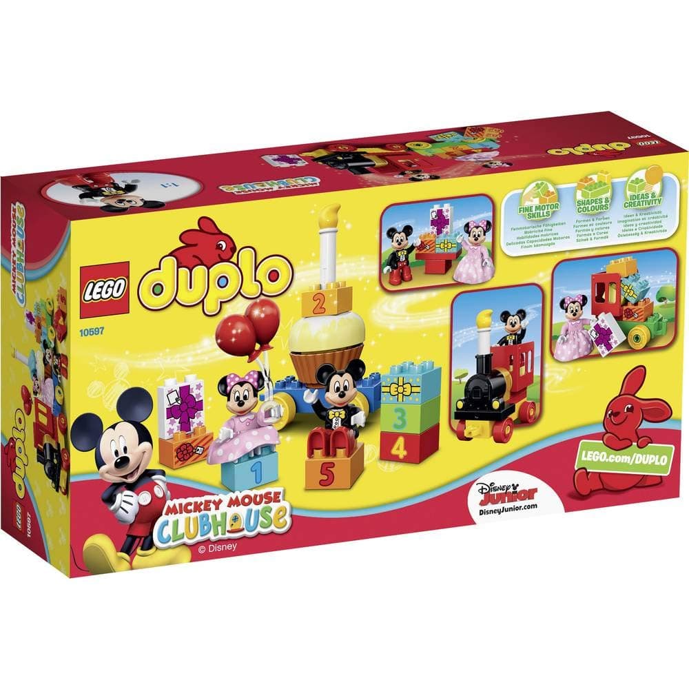 LEGO® DUPLO® | Disney Mickey Mouse Clubhouse Mickey & Minnie Birthday Parade 10597 Building Kit (24 Pieces)