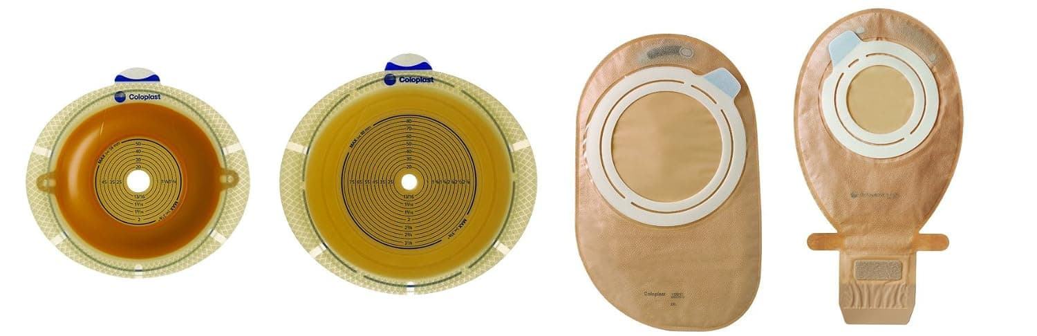 COLOPLAST Ostomy Pouch SenSura Two-Piece System 35 mm Stoma Drainable (#11514, Sold Per Box)