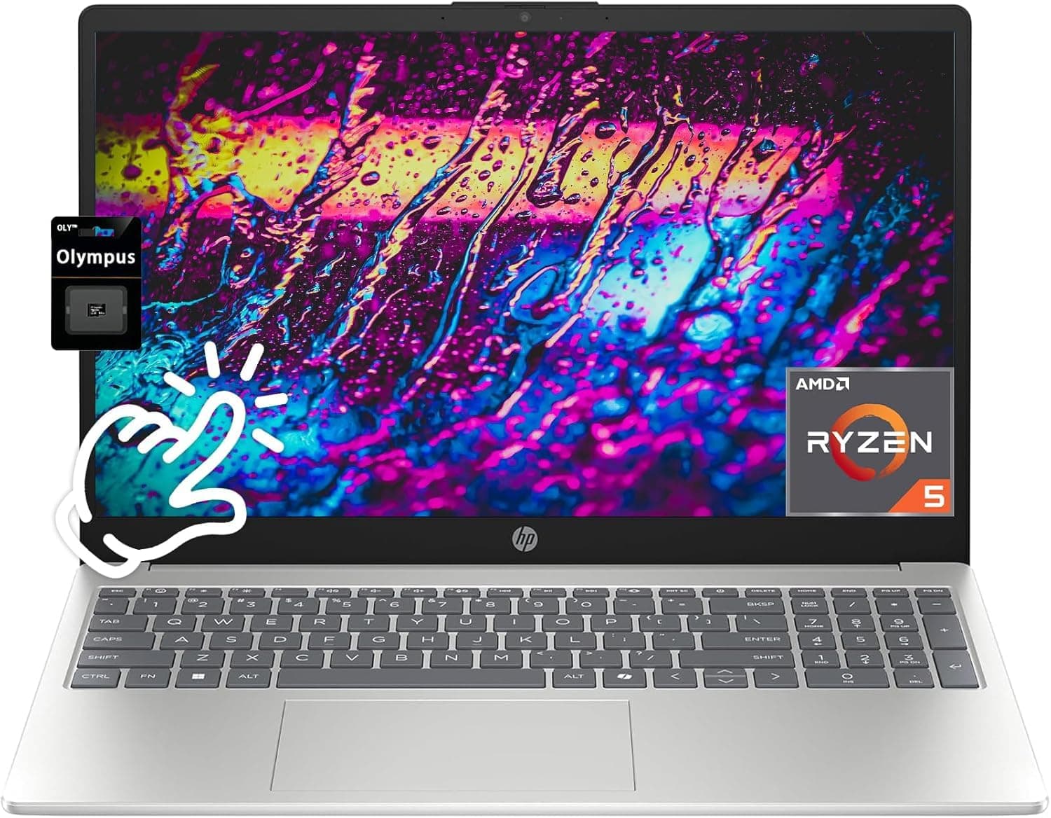 HP 17 Business Laptop, 17.3” HD+ Screen, Intel Core i3-1125G4 Processor, 32GB RAM, 2TB SSD, Webcam, Wi-Fi, HDMI, Windows 11 Pro, Silver