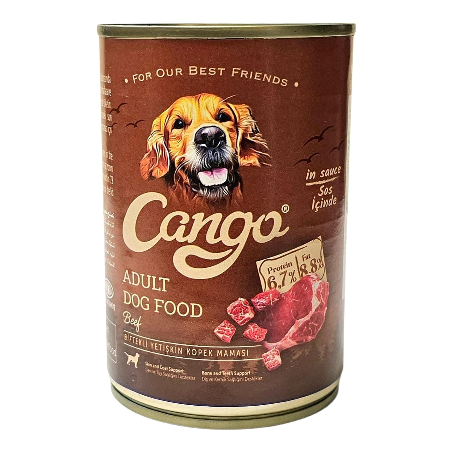 Cango Beef Flavor Wet Food for Dogs 415 g