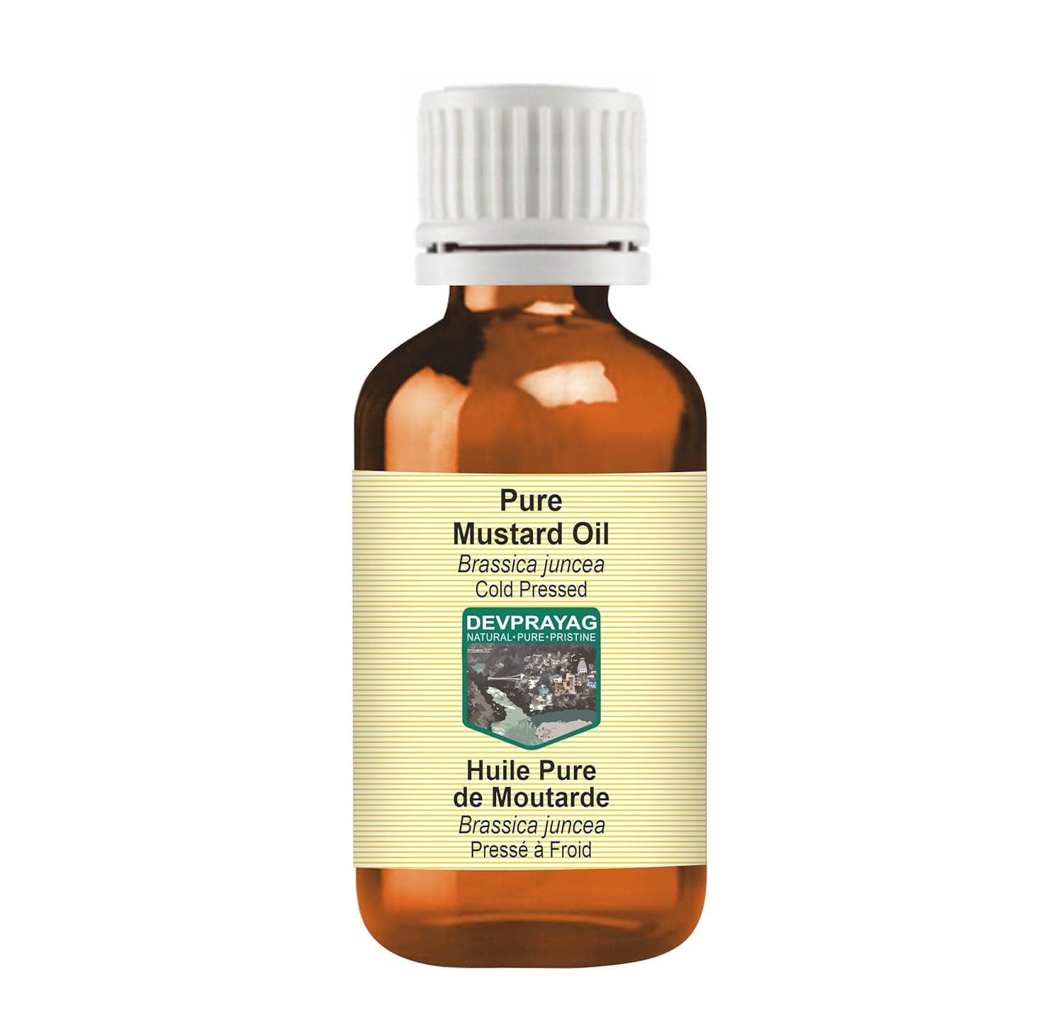 Pure Mustard Oil (Brassica juncea) Natural Therapeutic Grade Cold Pressed 5ml (0.16 oz)