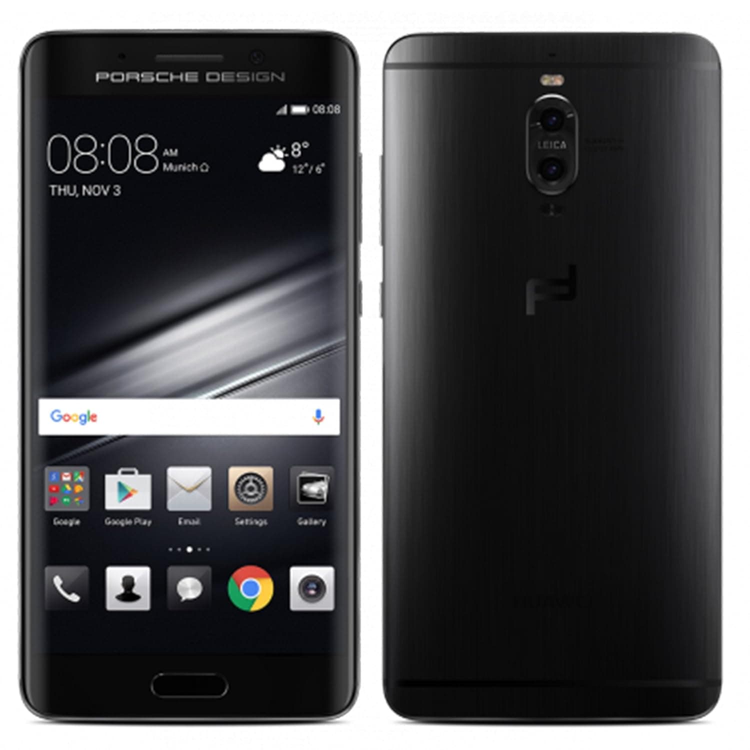 Huawei Mate 9 Porsche Design LON-L29 Dual-Sim 256GB (No CDMA, GSM only) Factory Unlocked 4G/LTE Smartphone - Graphite Black