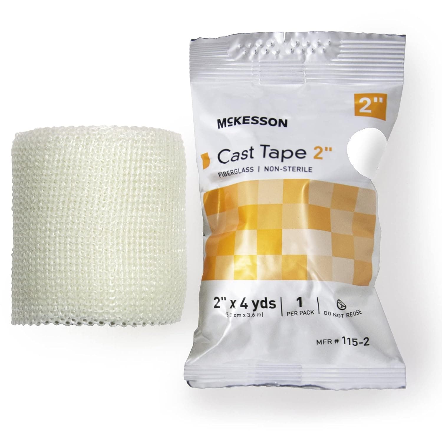 McKesson Cast Tape - Item Number 115-2BX - 2 Inch X 12 Foot Fiberglass White - 10 Each / Box