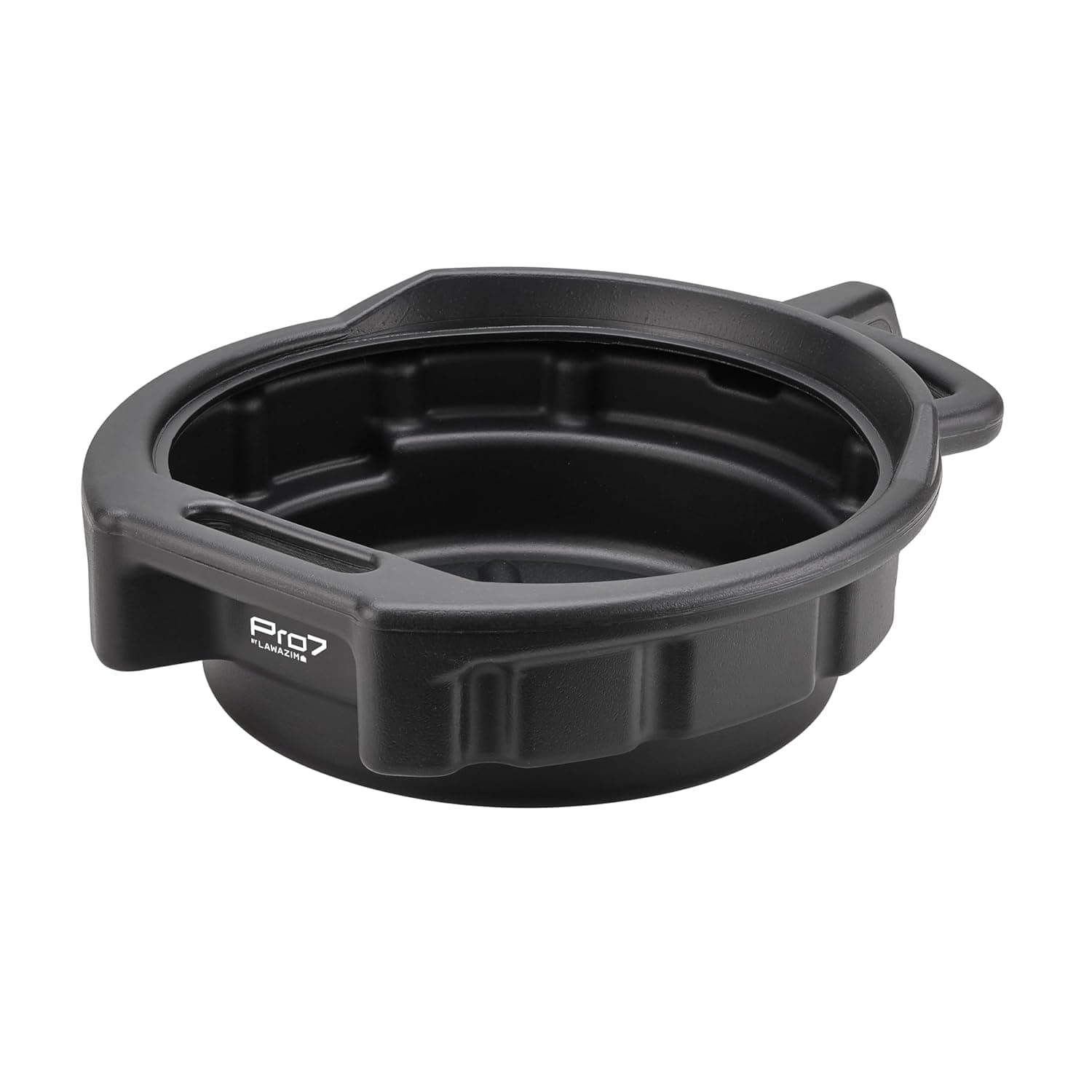 Lawazim Pro7 Oil Drain Pan -8L- Durable Spill-Resistant Automotive Oil Change Pan with Leak-Proof Design, Wide Base Car Maintenance, Engine Fluid Disposal & DIY Oil Changes in Home Garage or Workshop