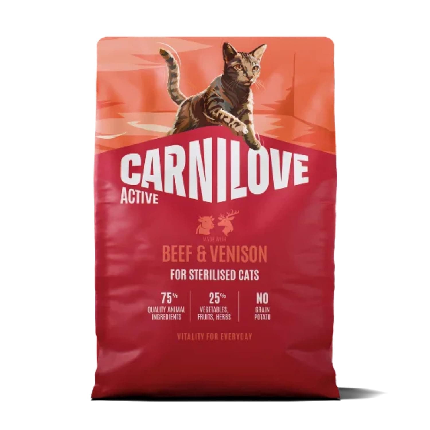 Carnilove Active Cat Dry Made with Beef & Venison for Sterilised Adult 6kg