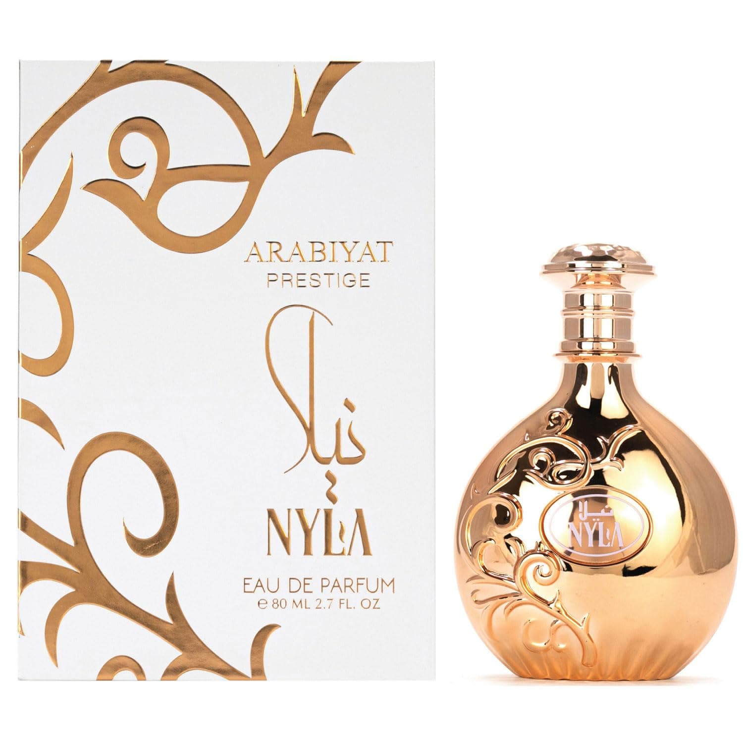 Arabiyat Prestige Nyla Eau de Parfum for Women 80ml – Long-lasting Floral Luxury Fragrance