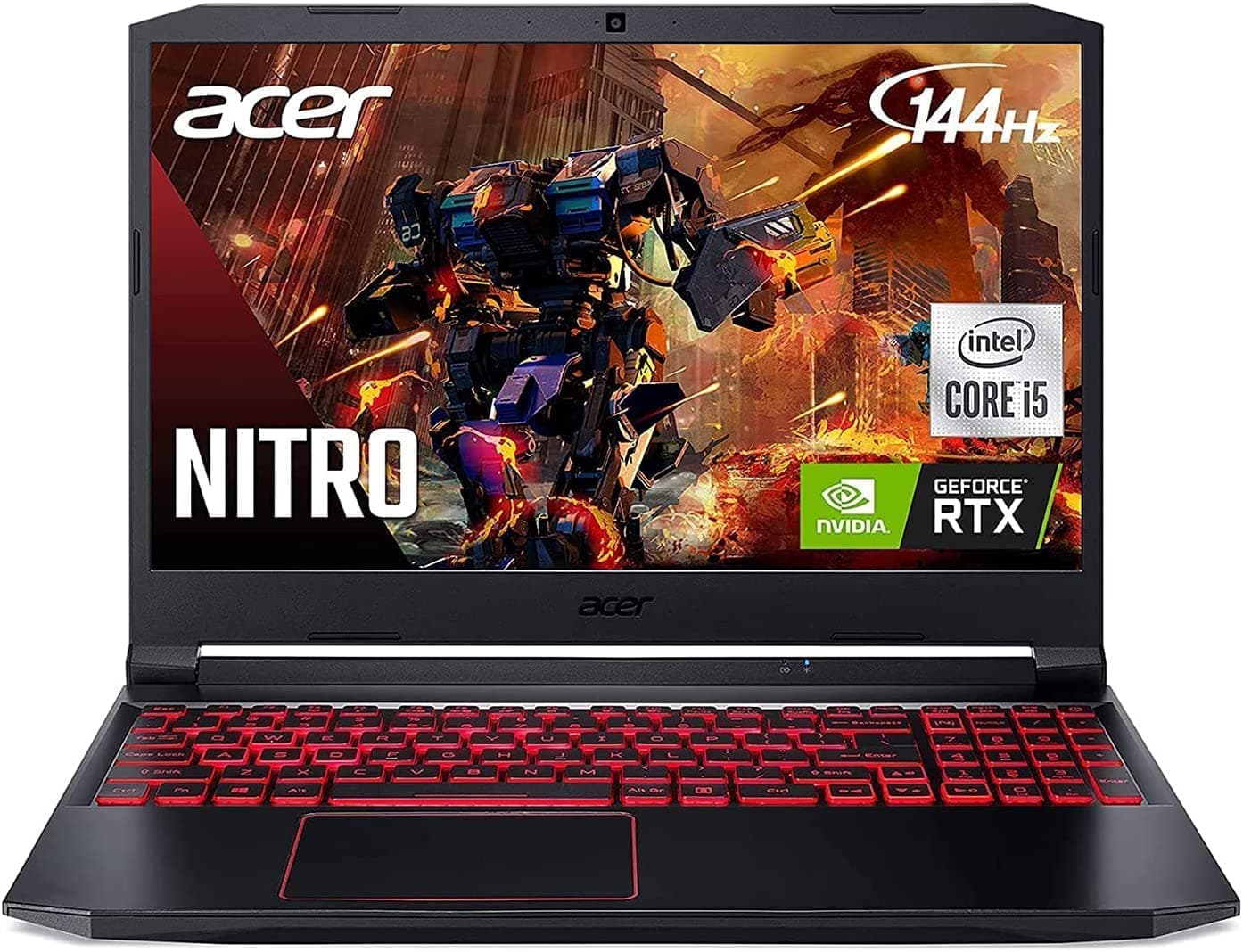 acer Nitro 5 Gaming Laptop 15.6" FHD 144Hz, Intel Core i5-10300H(up to 4.5GHz), GeForce RTX 3050, 16GB RAM 1TB PCIe SSD, WiFi6 Backlit Keyboard w/ 3in1 Accessories