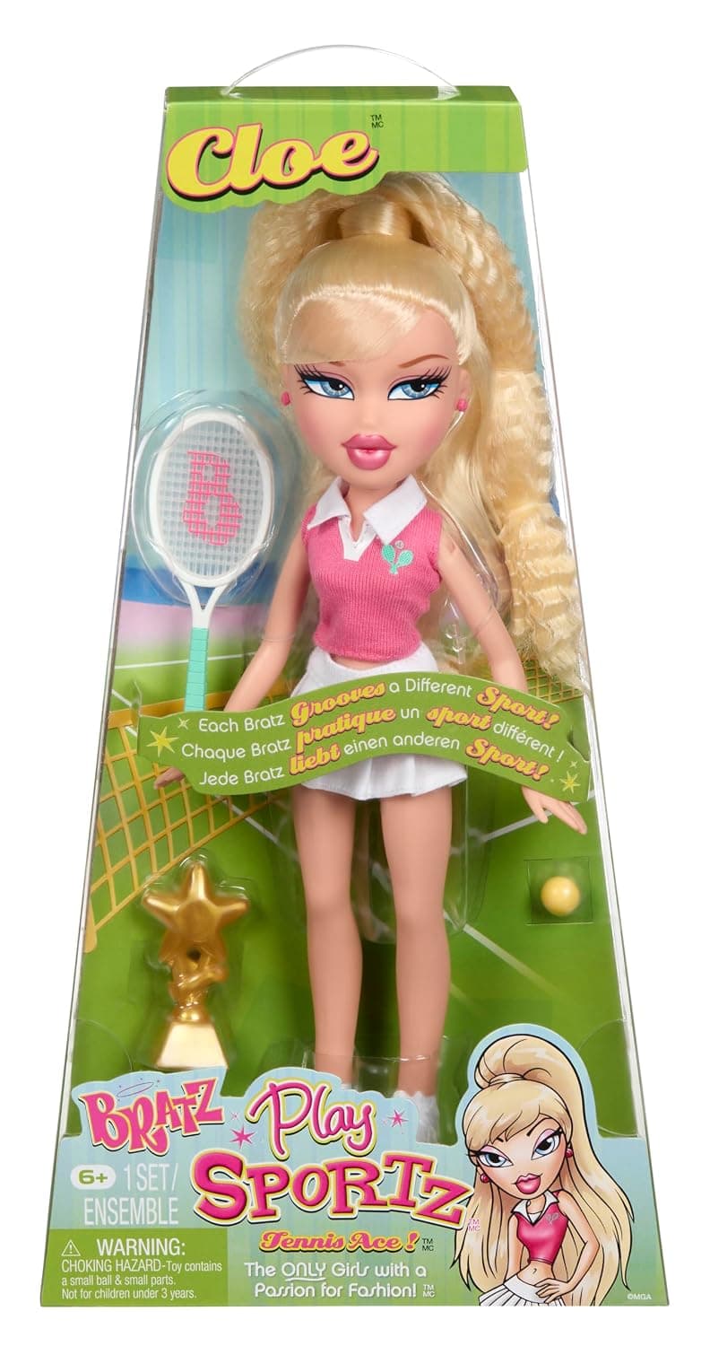 Bratz Play Sportz Cloe (Tennis) Fashion Doll with Accessories