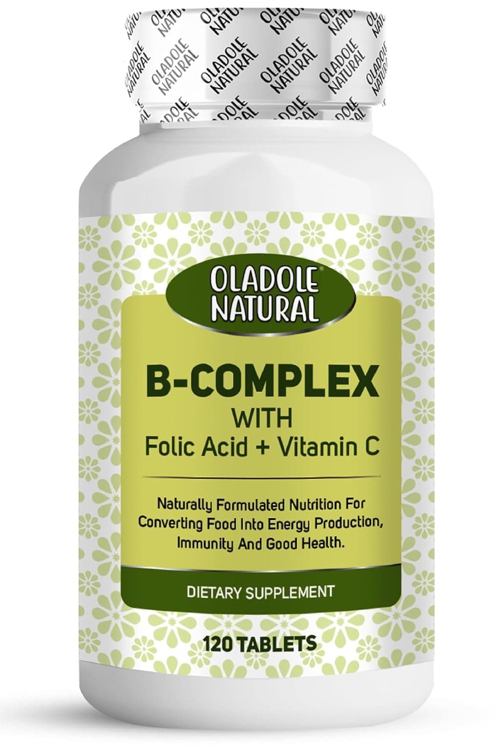 Oladole Natural B-Complex with Folic Acid Vitamin C (120 Tablets)