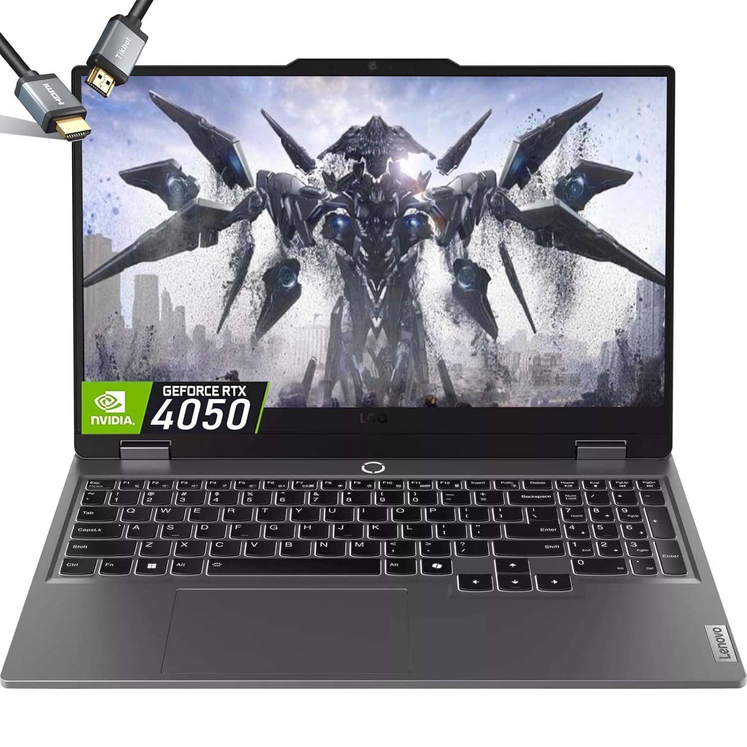 Lenovo LOQ 15 Gaming Laptop - RTX 4050 - Intel Core i5-12450HX Beat AMD Ryzen 7 4800H - 32GB RAM| 2TB SSD -15.6" FHD Display 144Hz - Backlit Keyboard - Windows 11 - Portatil Gamer PC