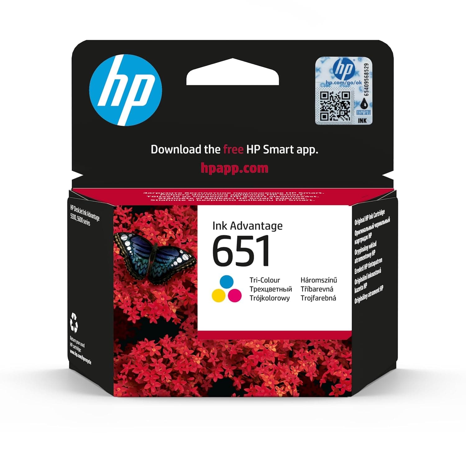 Hp 651 Ink Advantage Cartridge, Tri-Color - C2P11Ae
