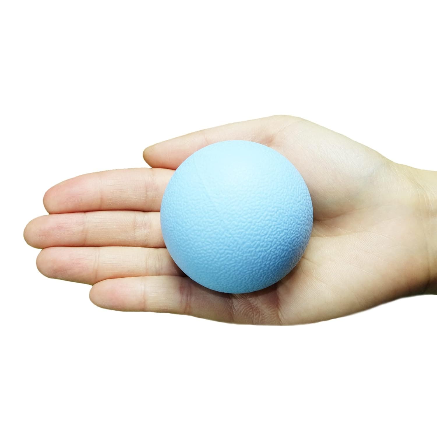 Therapy Massage Ball, Hard Massage Ball Lacrosse Ball, Firm Trigger Point Ball for Yoga Physical Therapy Myofascial Release Muscle Relaxer Acupoint Massage (2 Pack, Blue)