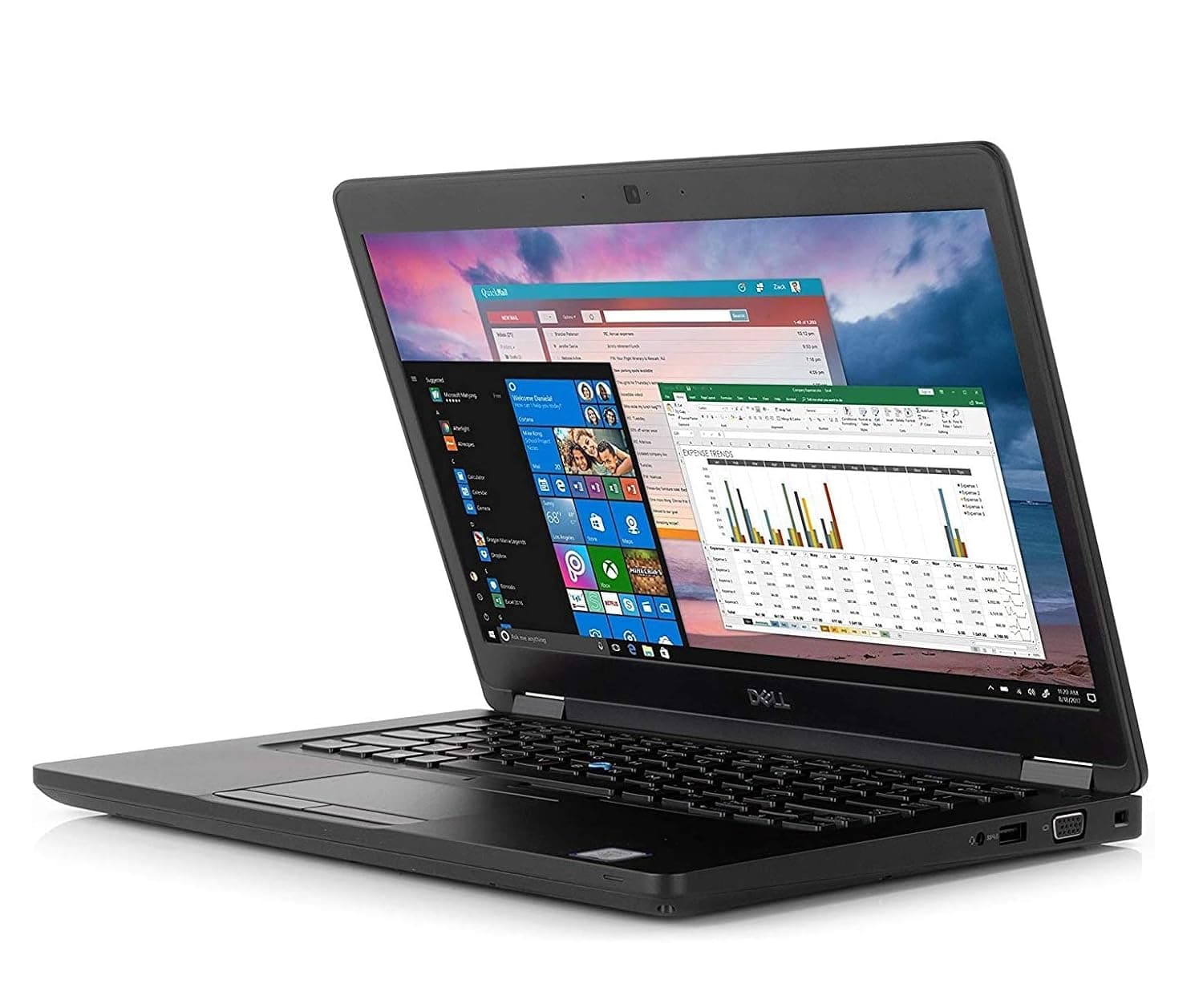 Dell Latitude E5490 5490 14 inch Intel i5 8250u Business Laptop 16GB RAM 512GB SSD Type-C HDMI, Webcam, Windows 10 Pro (refurbished)