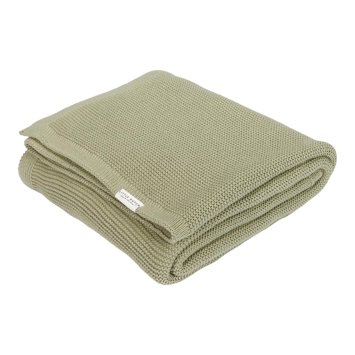Little Dutch Little Farm TE12514027 Children's Knitted Blanket 110 x 140 cm Green