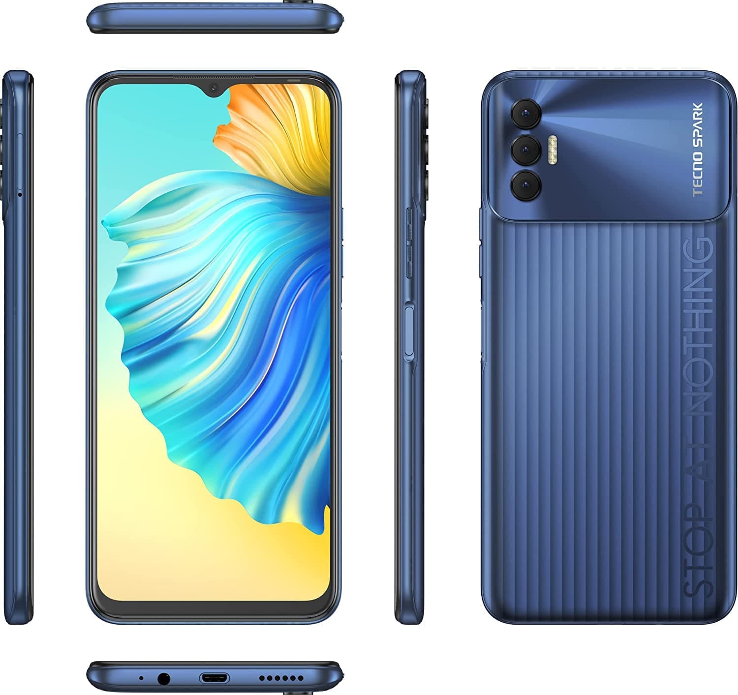 TECNO SPARK8 P, Dual Sim, 128GB, 4GB Ram,Atlantic Blue