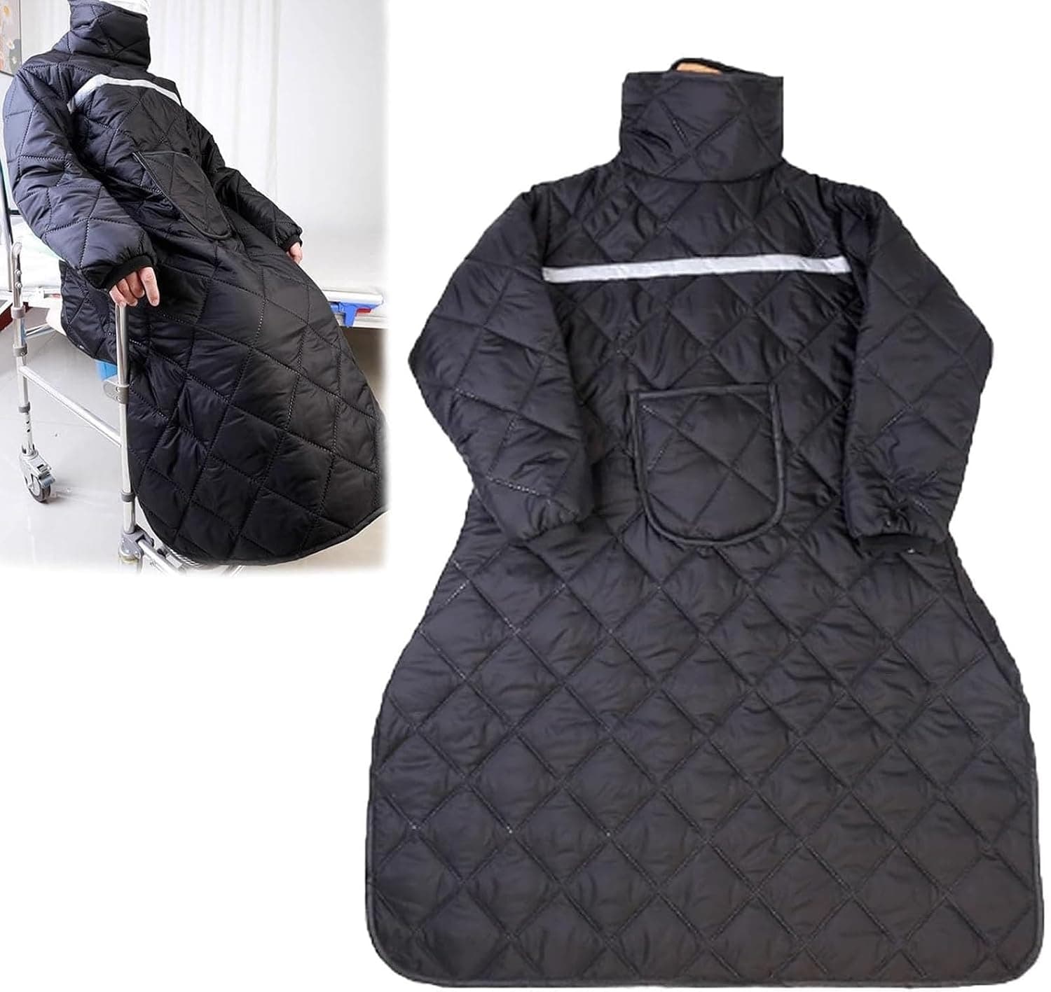 Wheelchair Blanket, Winter Full Body Warmth Wheelchair Blanket, Waterproof Thicken Warm Wheelchair Cover for elderly Warm Leg and Lower Body
