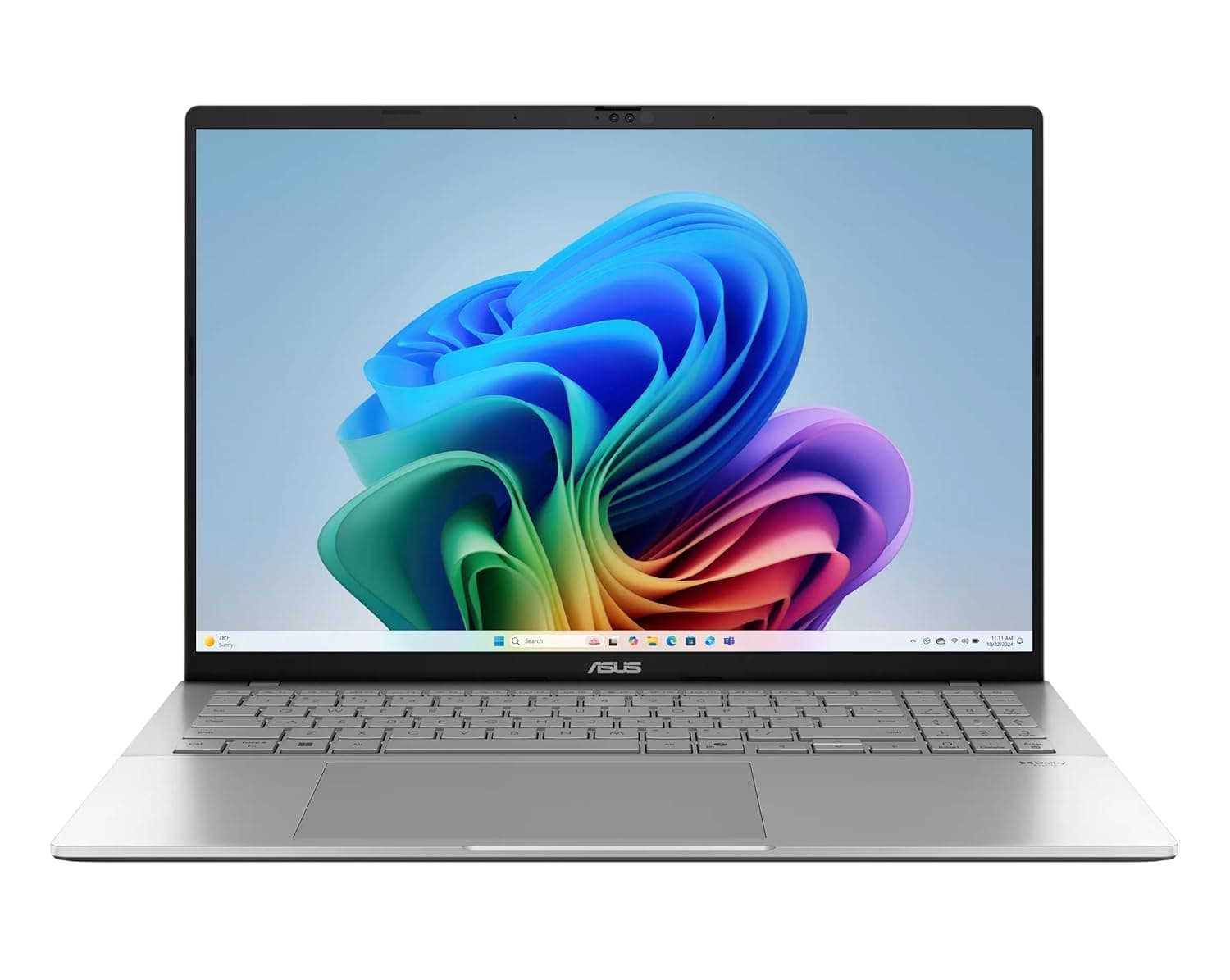 لاب توب فيفو بوك اس 16 بوصة 144 هرتز WUXGA معالج رايزن 7 ان بي يو 260 و16 توبس برام 16GB DDR5 و1TB SSD بهيكل المنيوم ولوحة مفاتيح Ar وEn وشحن بمنفذ نوع سي ويندوز 11 هوم M3607HA-RP167WS من اسوس، رمادي