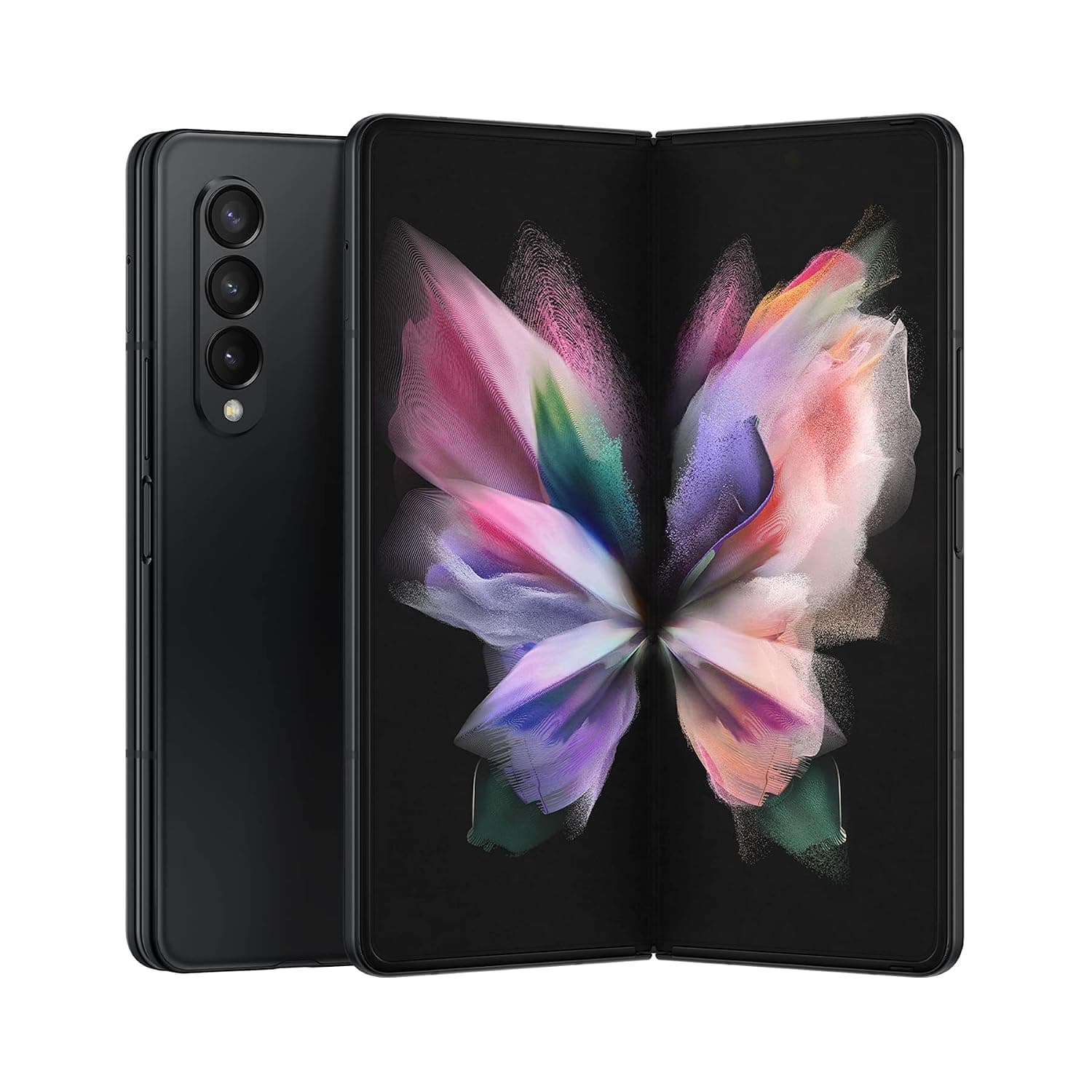 SAMSUNG Galaxy Z Fold 3 5G Factory Unlocked Android Cell Phone US Version Smartphone Tablet 2-in-1 Foldable Dual Screen Under Display Camera 256GB Storage, Phantom Black