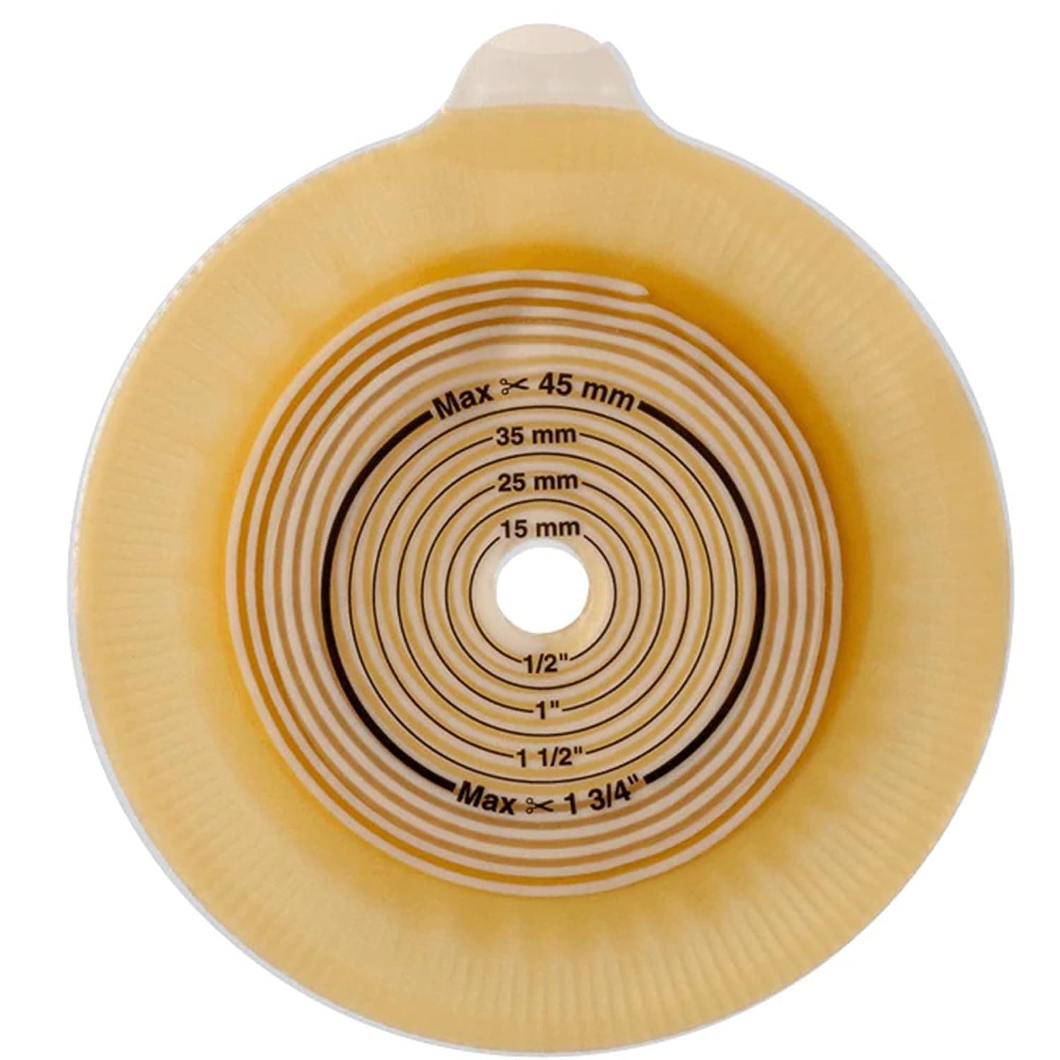 Colostomy Barrier Assura - Item Number 14252BX - 1" (25 mm), Green, Pre-cut - 5 Each / Box