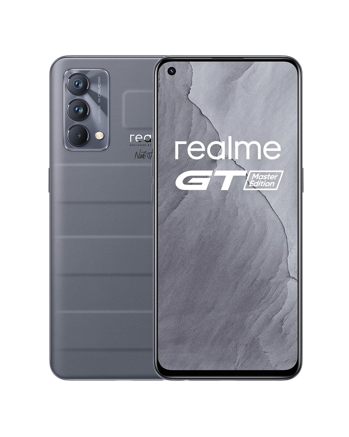 Realme GT Master Edition Dual-SIM 128GB ROM + 8GB RAM (GSM Only | No CDMA) Factory Unlocked 5G Smartphone (Voyager Grey) - International Version