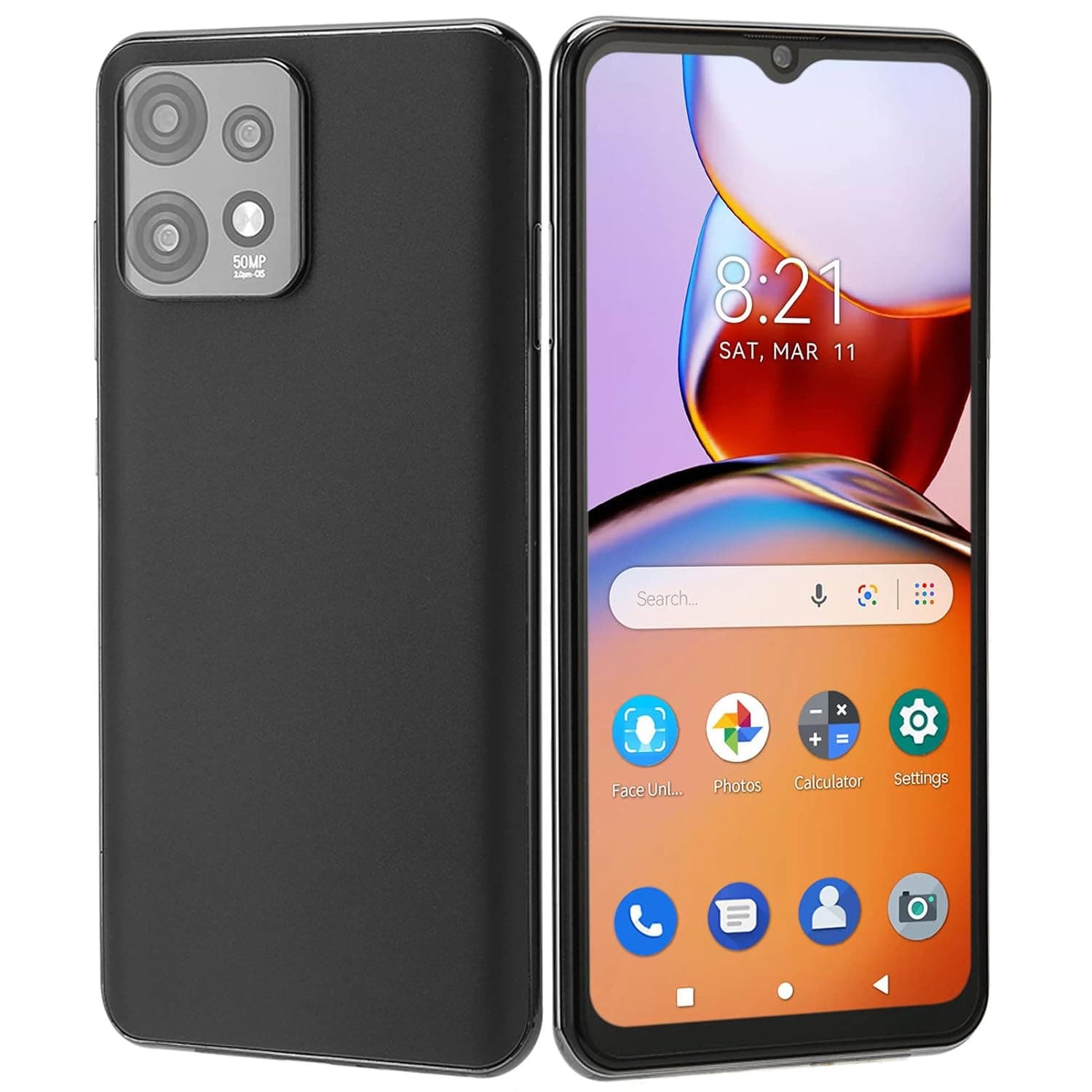 SUNXUE 4G Cell Phone, Unlocked Smartphone 8GB RAM 128GB ROM for Taking Photos