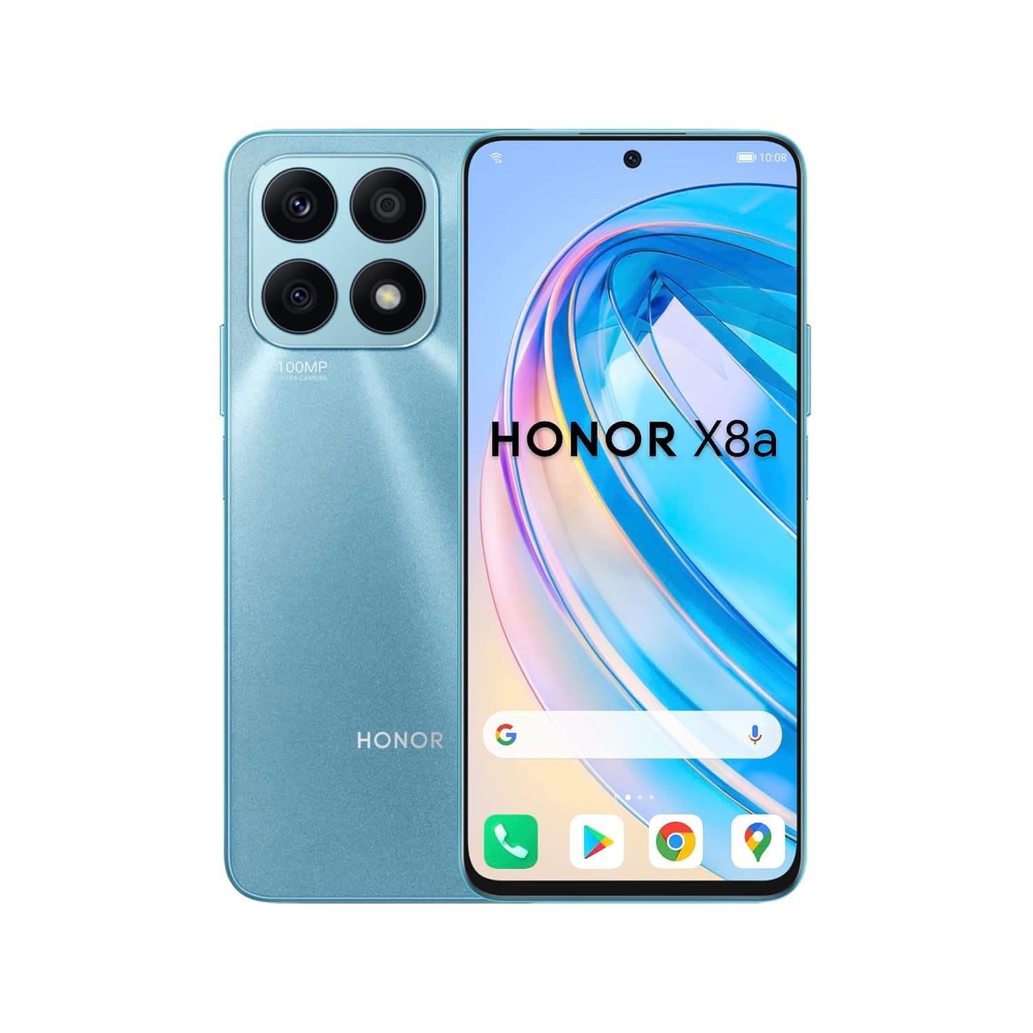 Honor X8a Dual SIM 128GB ROM + 6GB RAM Factory Unlocked 4G Smartphone (Midnight Black) - International Version
