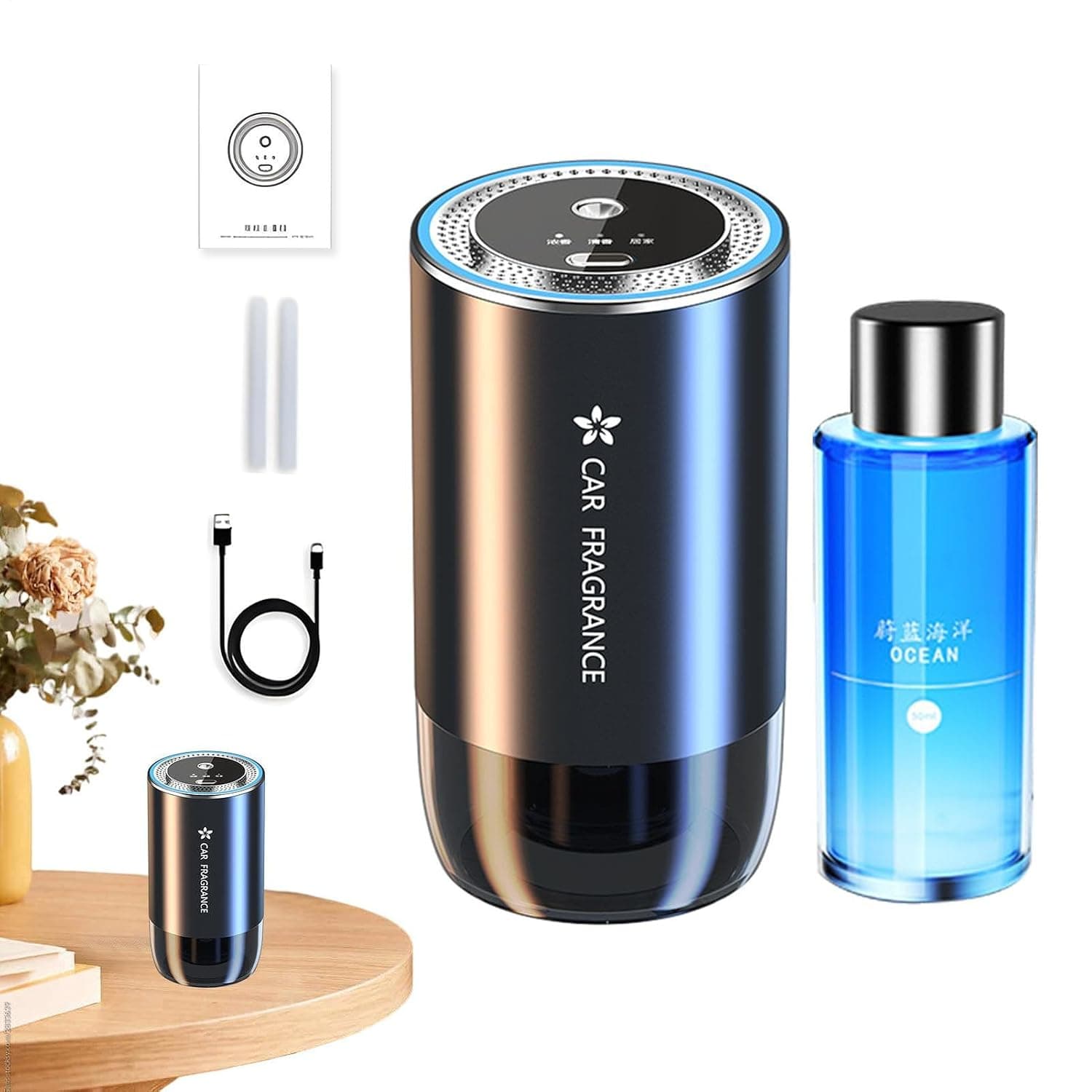 Oil Car Diffuser Car Air Freshener Adjustable Concentration | Car Air Diffusers for Car Accessories