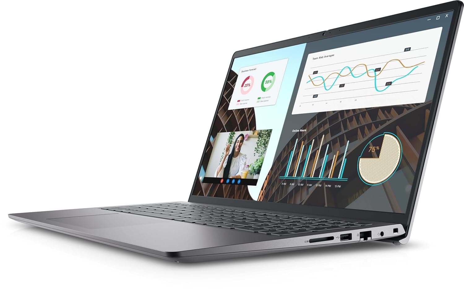 Dell Vostro 3530 Laptop (2023) | 15.6" 1920x1080 FHD | Core i7-1355U - 1TB SSD Hard Drive - 16GB RAM | 10 cores @ 5 GHz Win 11 Pro