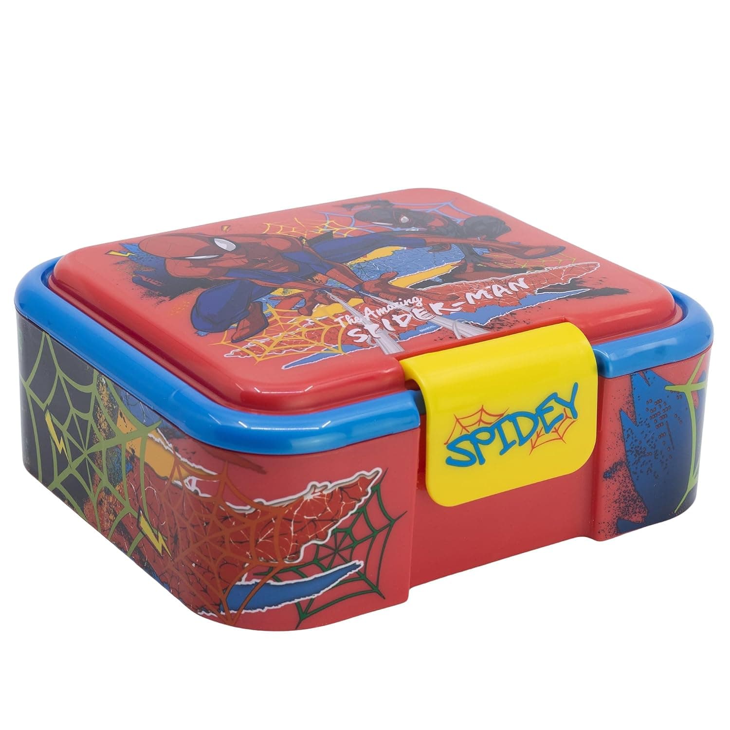 Stor Robuesta Spiderman 3 Compartment Multi Lunch Box for Kids