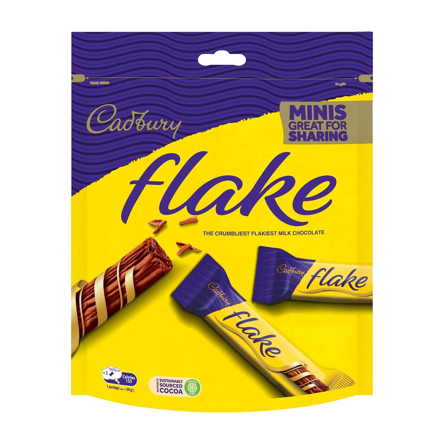Cadbury Flake Chocolate Minis 145 g - Pack of 1