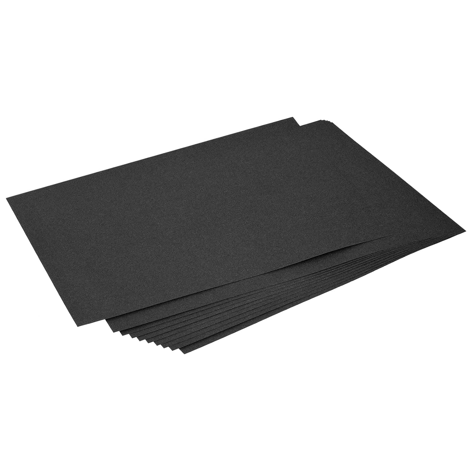 sourcing map Shimmer Cardstock Paper 25 Sheets, Pearlescent Card Stock 8x11.5 Inch 92 Lb/250gsm, Craft, Scrapbook, Cover, Gift Wrapping, Wedding Invitation, Birthday Card, Black