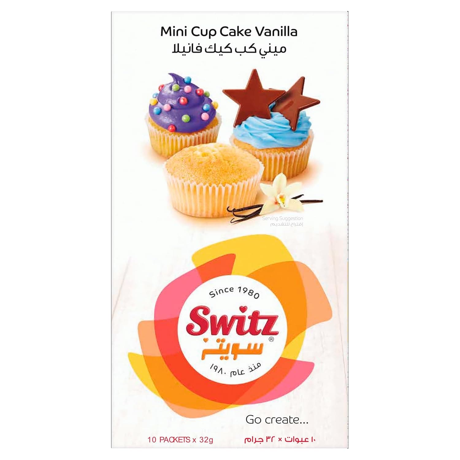 Switz Mini Cup Cake, 10 x 32 g