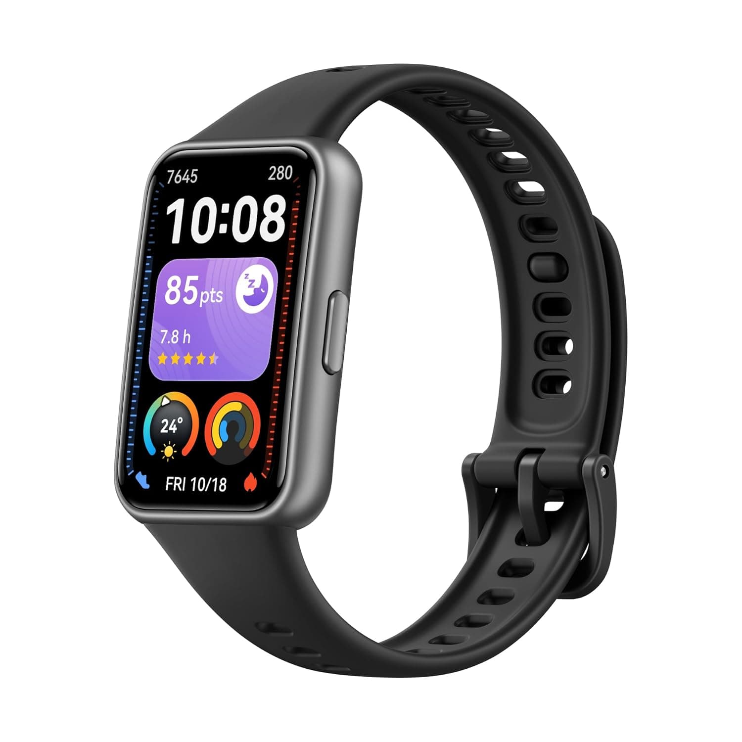 HUAWEI Band 11 Health & Fitness Tracker, Enhanced Sleep Tracking, All-Day Health Monitoring, Ultra-Slim & Comfort Wear, iOS & Android Compatible, Smart Watch, Black Polymer Case, Online Exclusive