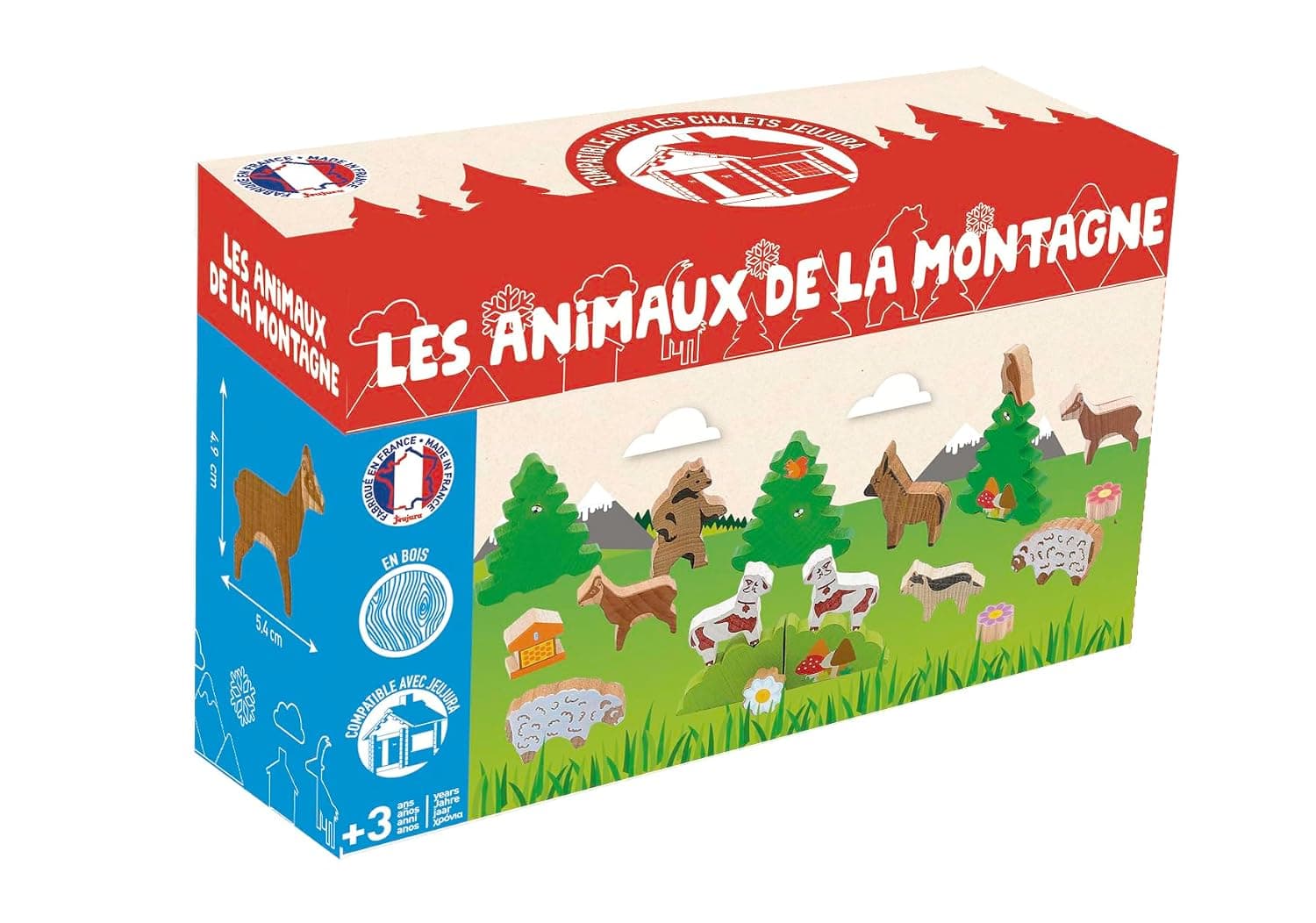 Jeujura - Moutain Animals Construction Games, Multi-Colour (J8271)
