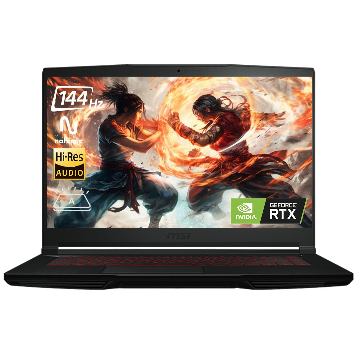 msi GF63 Thin 11UC Gaming Laptop, 15.6" FHD Display 144Hz, Intel Core i5-11400H, GeForce RTX 3050, 32GB RAM, 1TB SSD, Wi-Fi 6, Windows 11 Home, Backlit Keyboard, Webcam, Bluetooth, HDMI, Grey