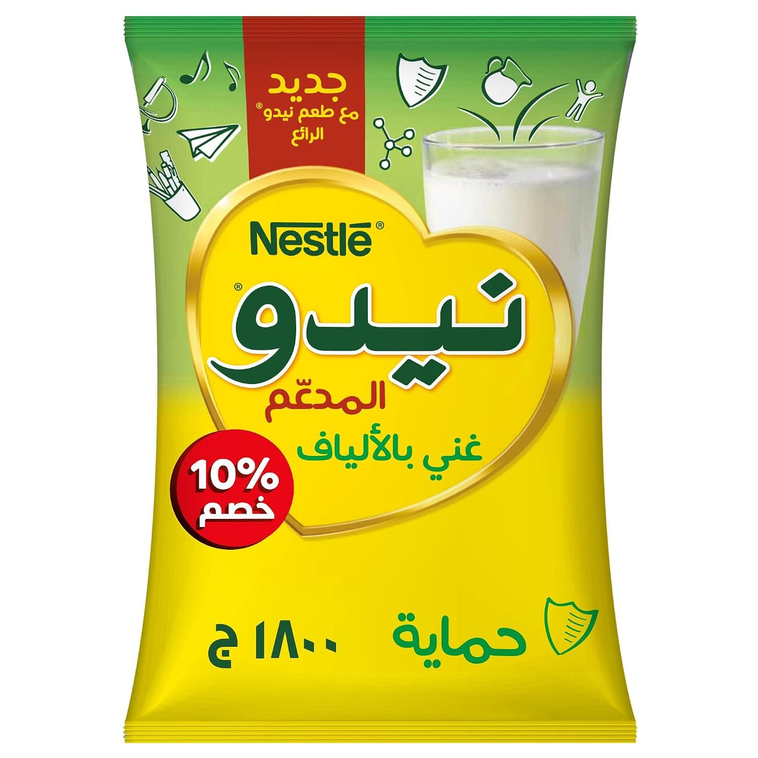 Nestle Nido Fortified Milk Powder Pouch, 1800 g
