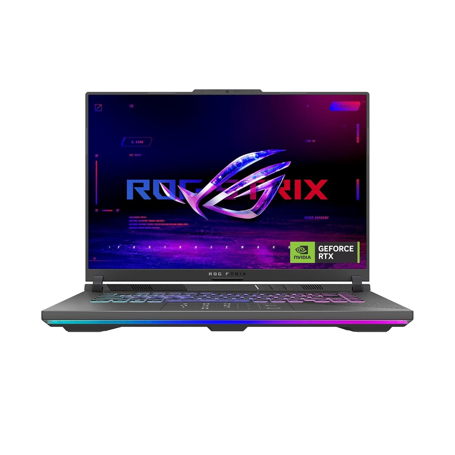ROG Strix G16 Gaming Laptop | AMD Ryzen 9 9955HX3D | 32GB RAM | 1TB SSD | NV RTX5070 Ti | WIN11 HOME | 16" (2560 x 1600, WQXGA) 240Hz Display | GRAY [G614FR-G32X3D]