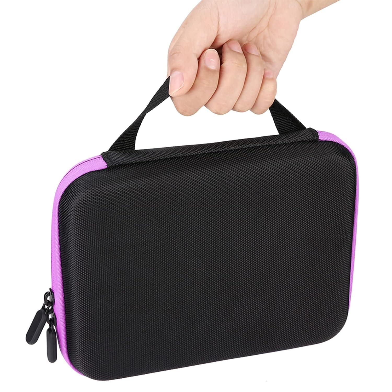 Generic Premium EVA Essential Oil Storage Box Case with 63 Slots, Anti-Leakage Design for Complete Protection, Great for Home or Traveling (Purple)