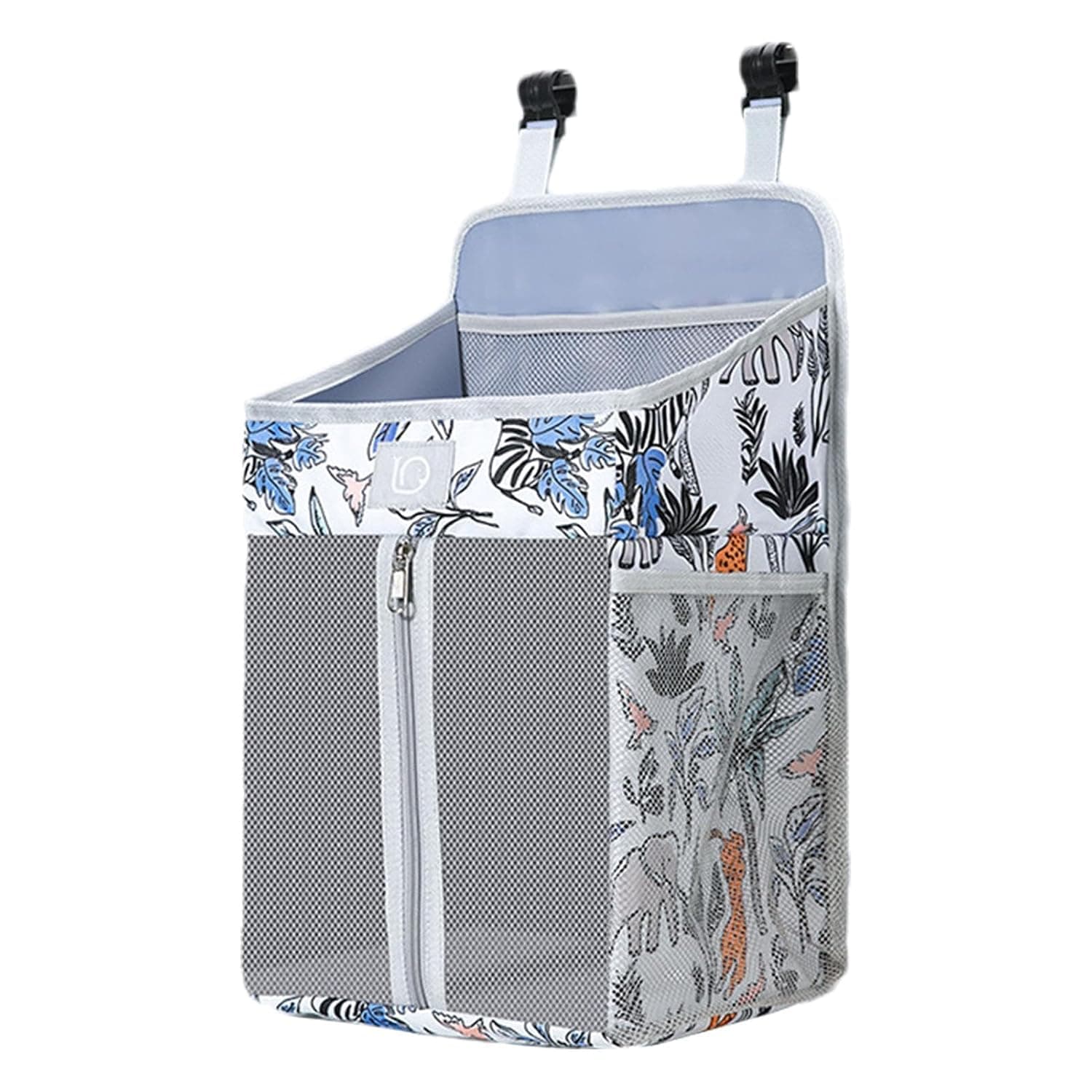 NALACAL Hanging Diaper Caddy Organizer, Diaper Holder Baby Crib Hanging Storage, Diaper Stacker and Crib Organizer, Diaper Stacker for Changing Table, Crib, Playard or Wall – Newborn Baby Essentials