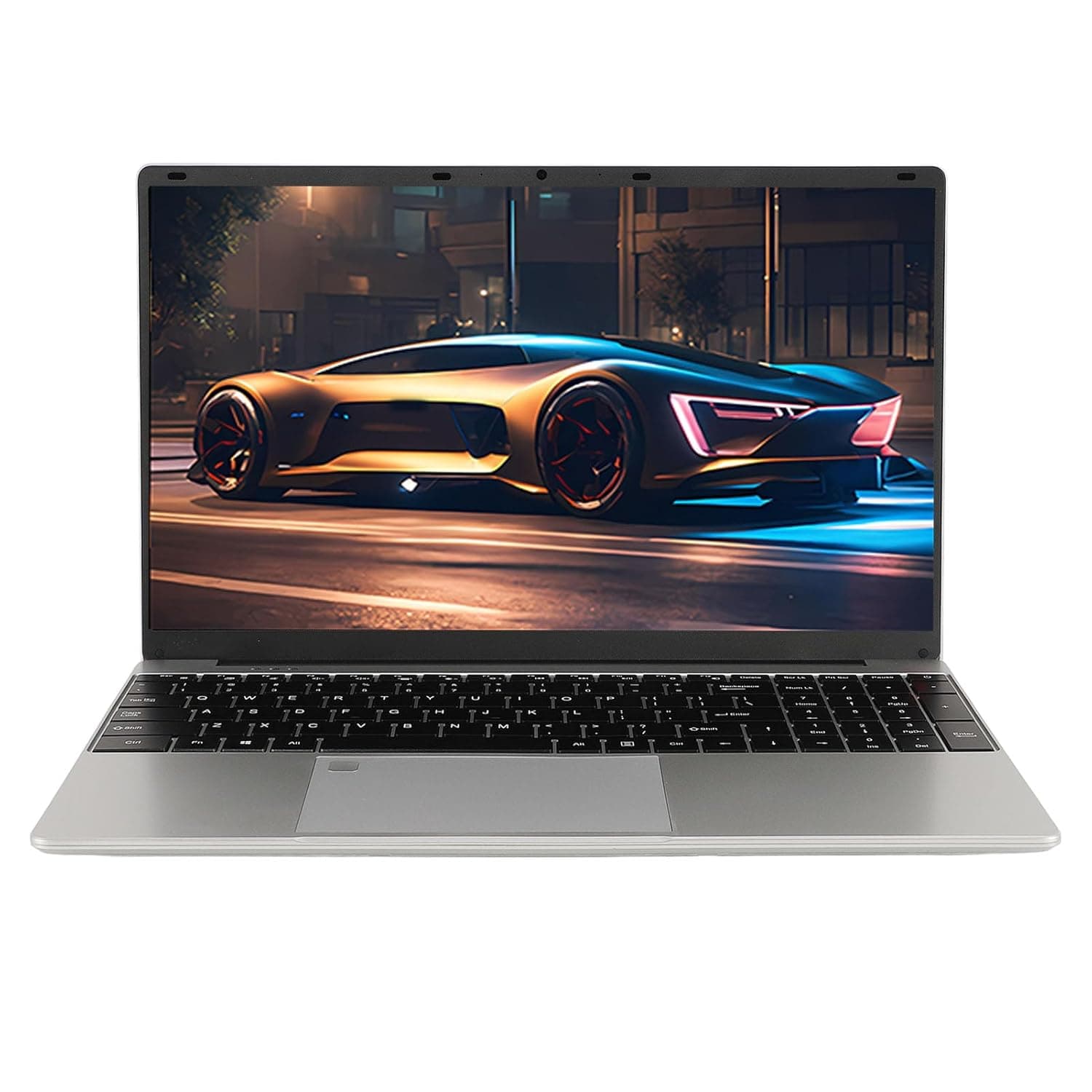 Generic Laptop Computer, Ultra Slim 15.6 Inch Laptop BT 4.2 for Entertainment (UK Plug 12GB+512GB)
