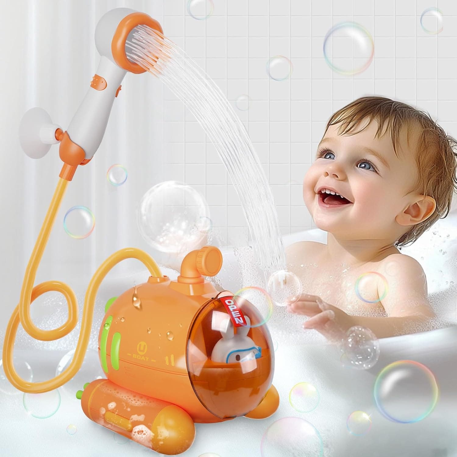 Skirfy Baby Bath for Toddlers, Baby Shower Toy, Water Spray Toys,Bathtub Toy for Kids.Baby Sprinklers Toys