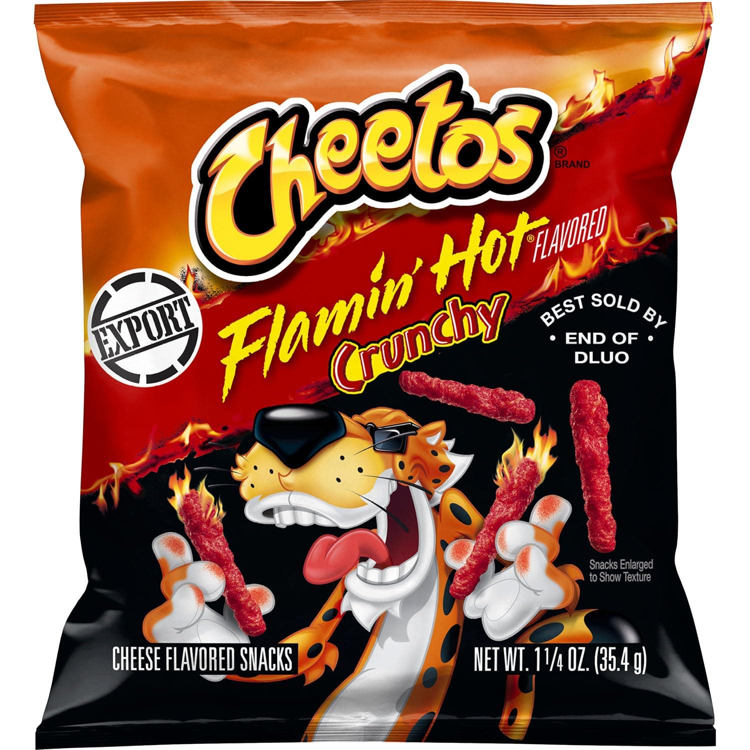 Cheetos Crunchy, Flamin Hot, 35g (Export)