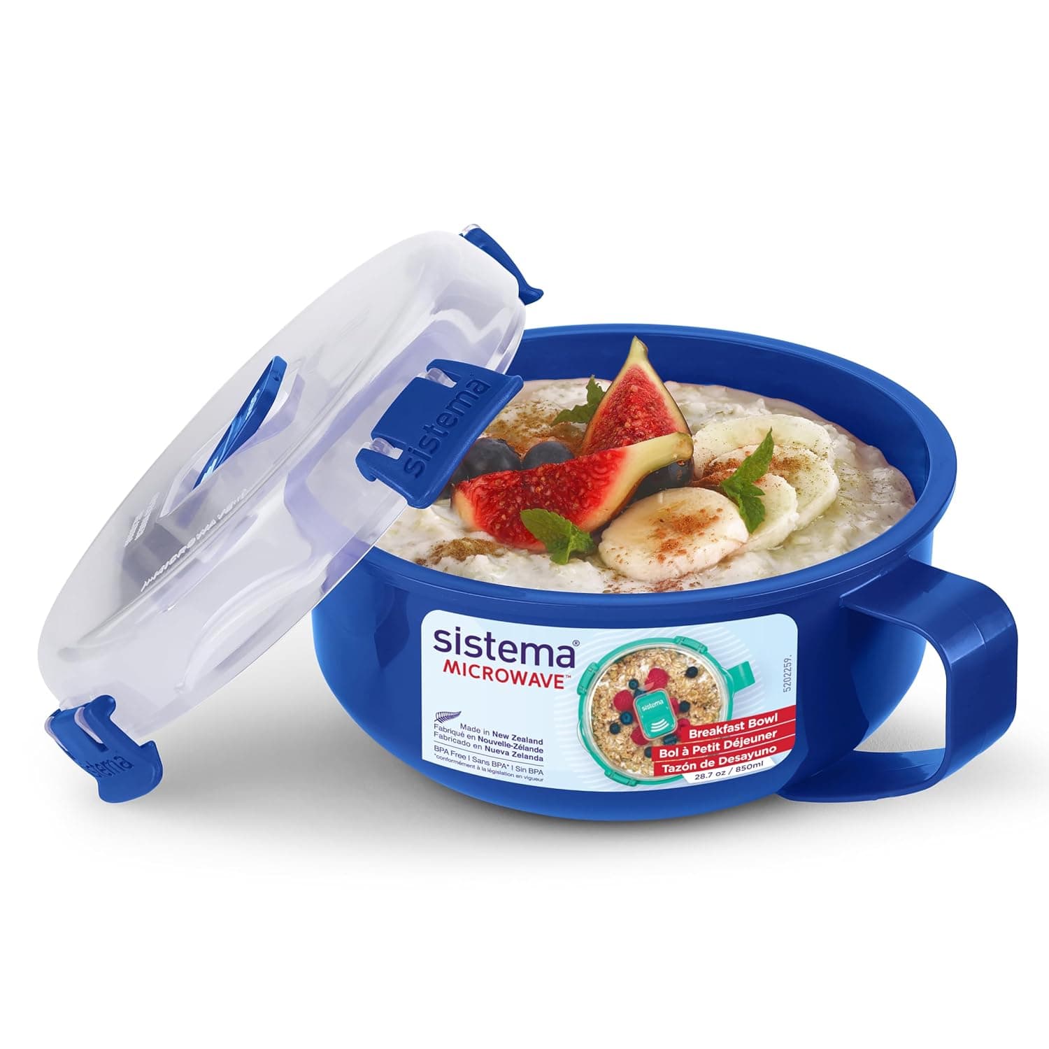 Sistema Microwave Collection Noodle Bowl 28.7 oz, Assorted 1109ZS, 4 Cup,