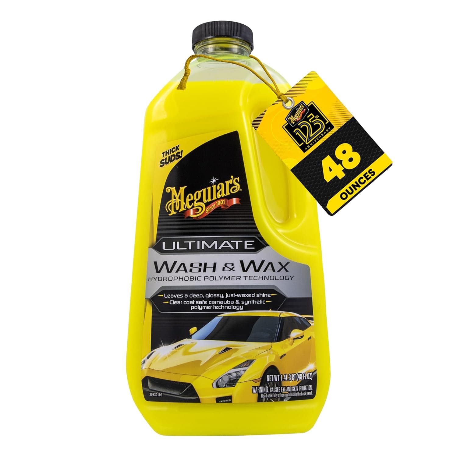 Meguiar's Ultimate Car Wash and Wax 1.4L, G17748, H10.375 X W6.125 X D2.875 inches