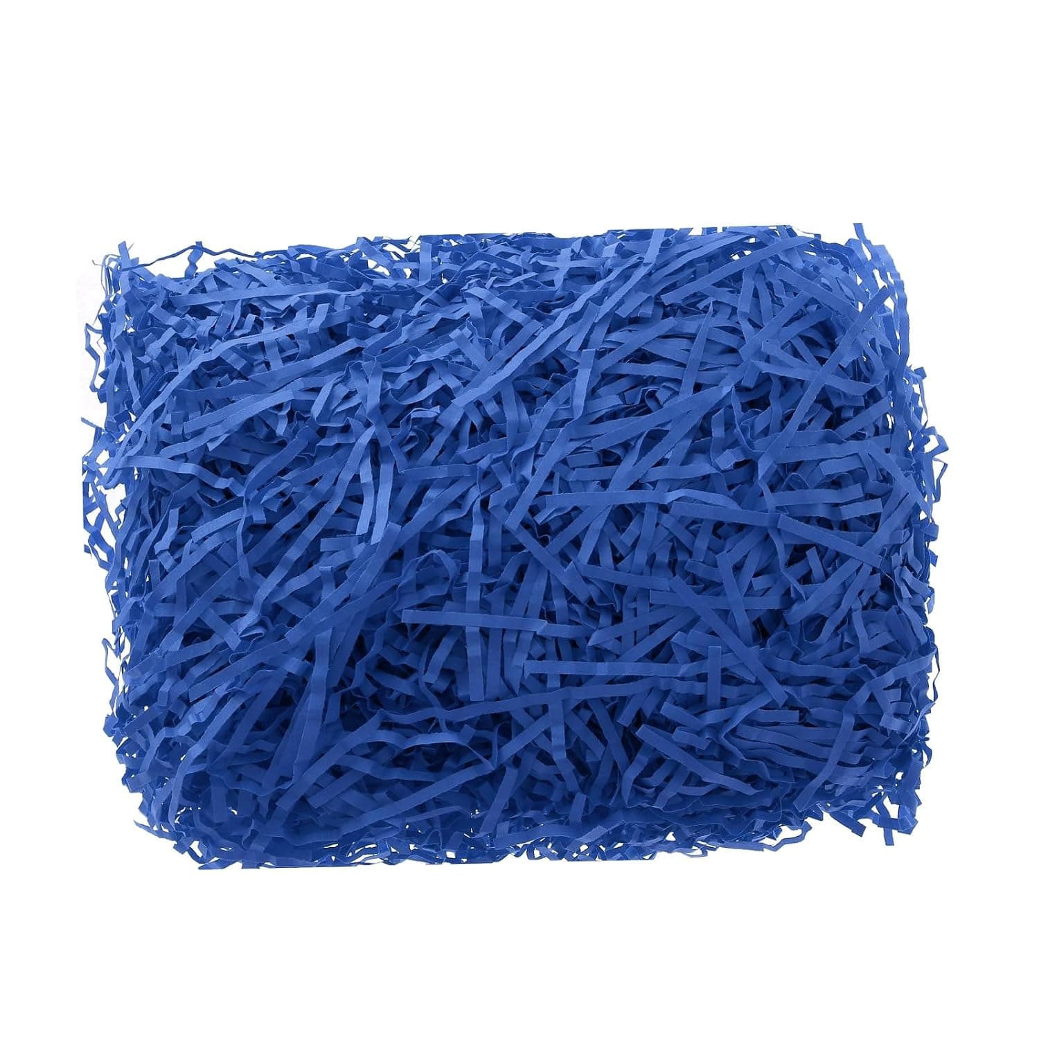 Red Dot Gift 50g Crinkle Cut Paper Shred Filler, Eco-Friendly Shredded Paper Confetti for Gift Wrapping and Basket Filling (Dark Blue, 50 gram)