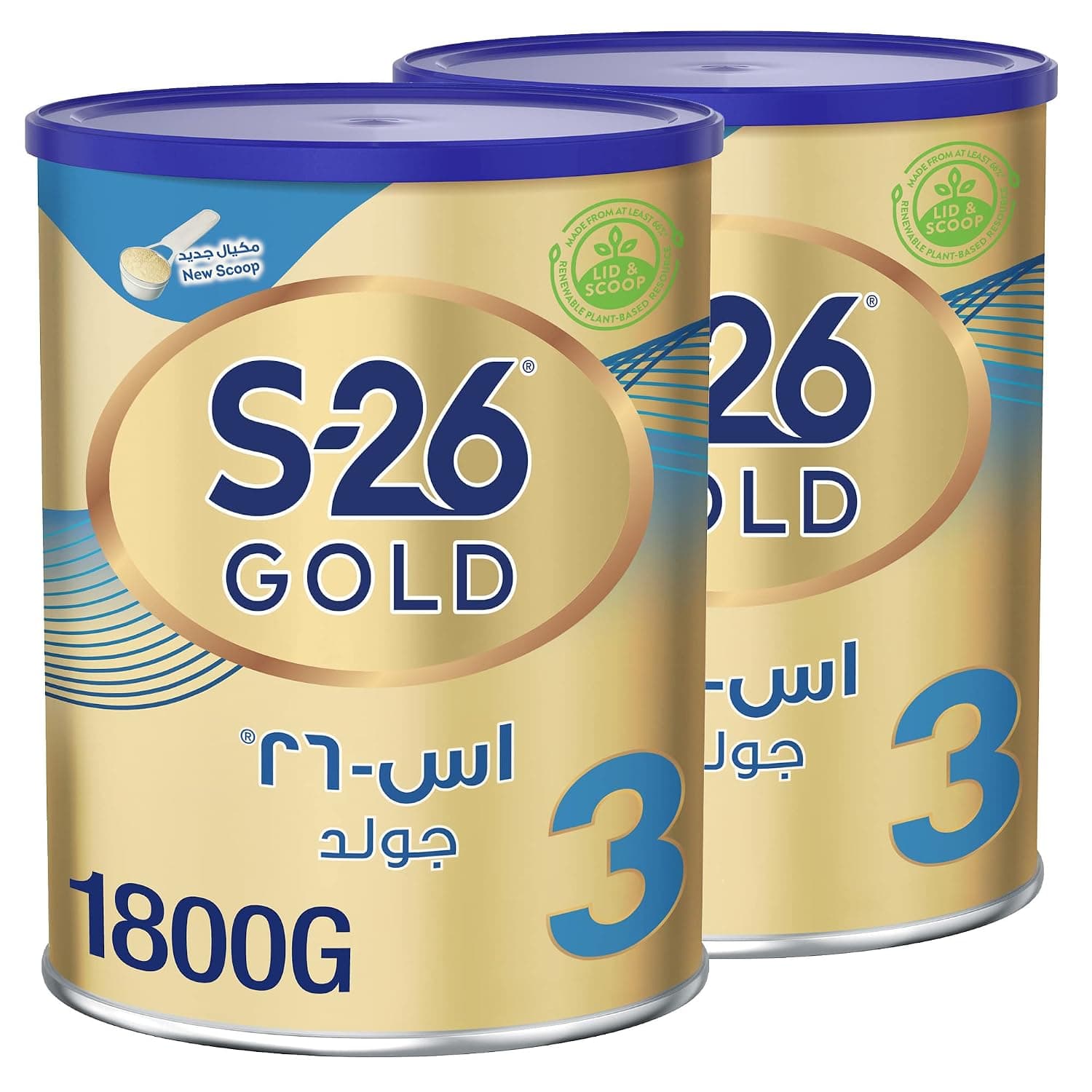 S26 Gold Stage 3, Growing Up Formula, From 1 to 3 Years, 1800g, (2 Tins)